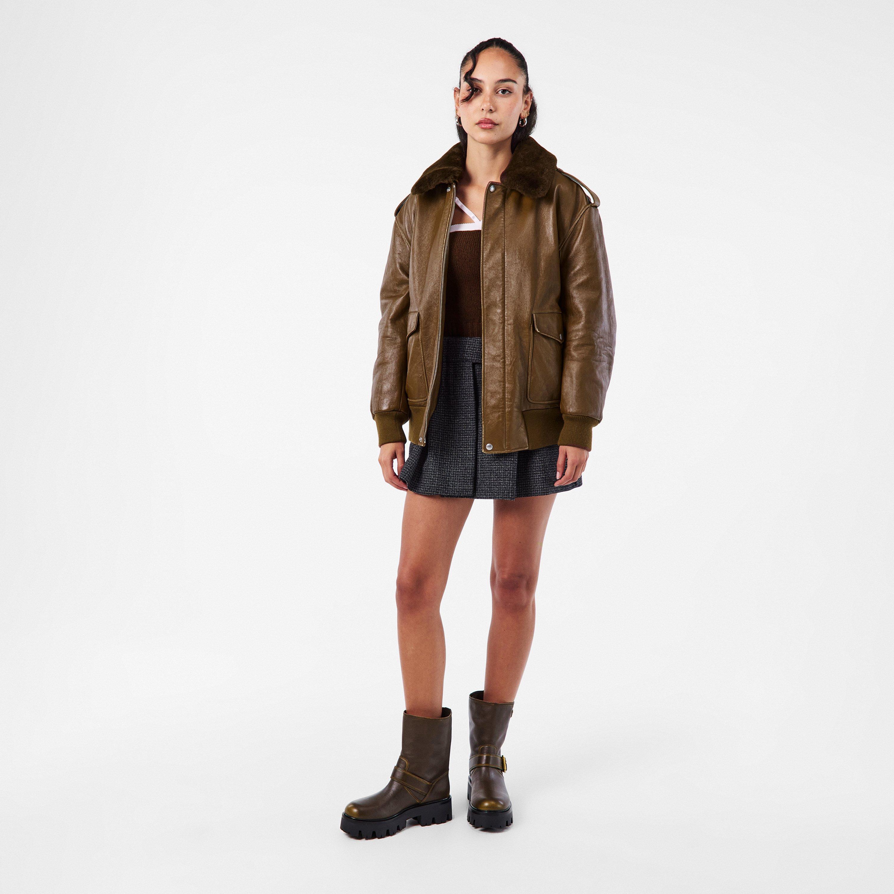 Brown - Prada - Women's Biker Boots - 6