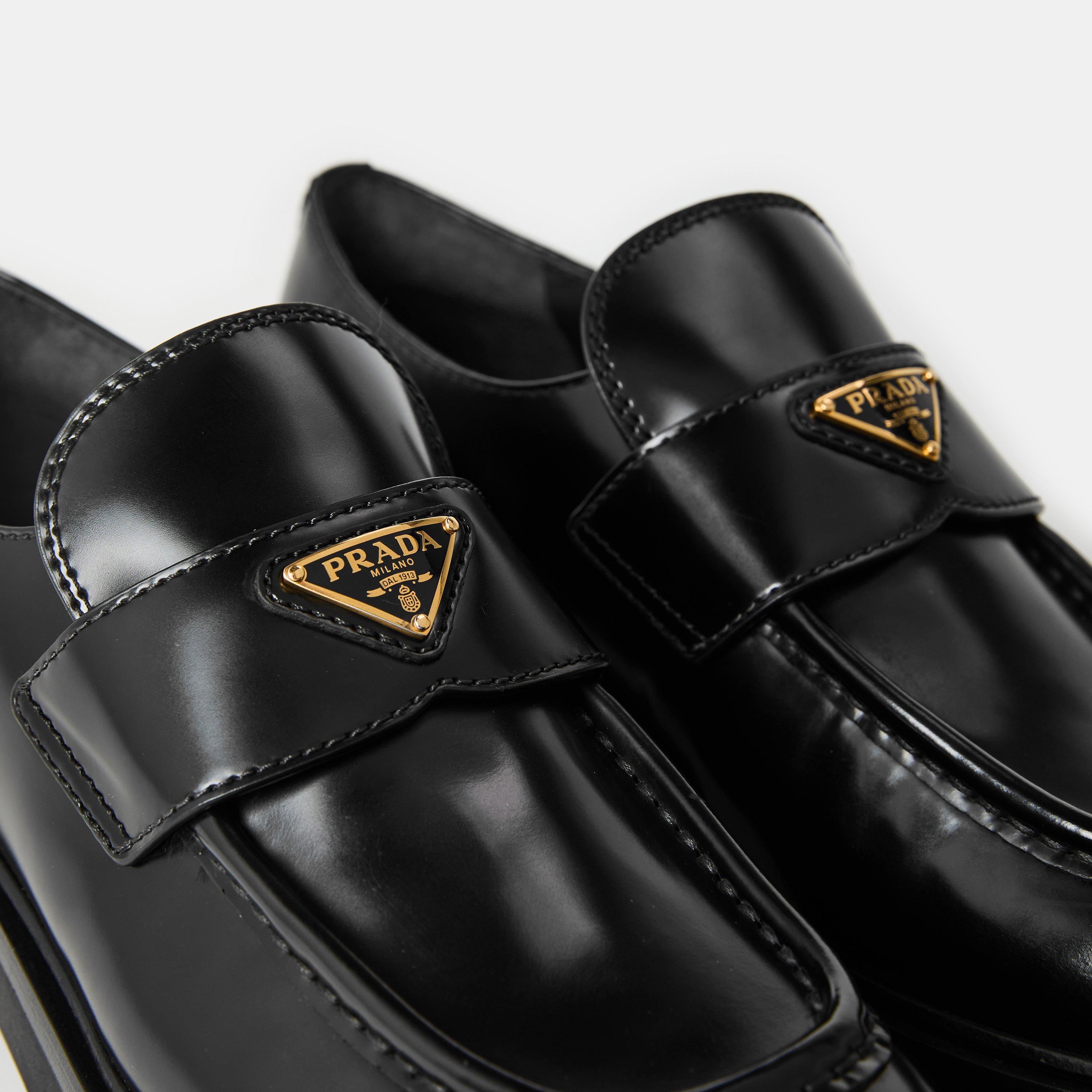 Black - Prada - Women's Loafers - 4
