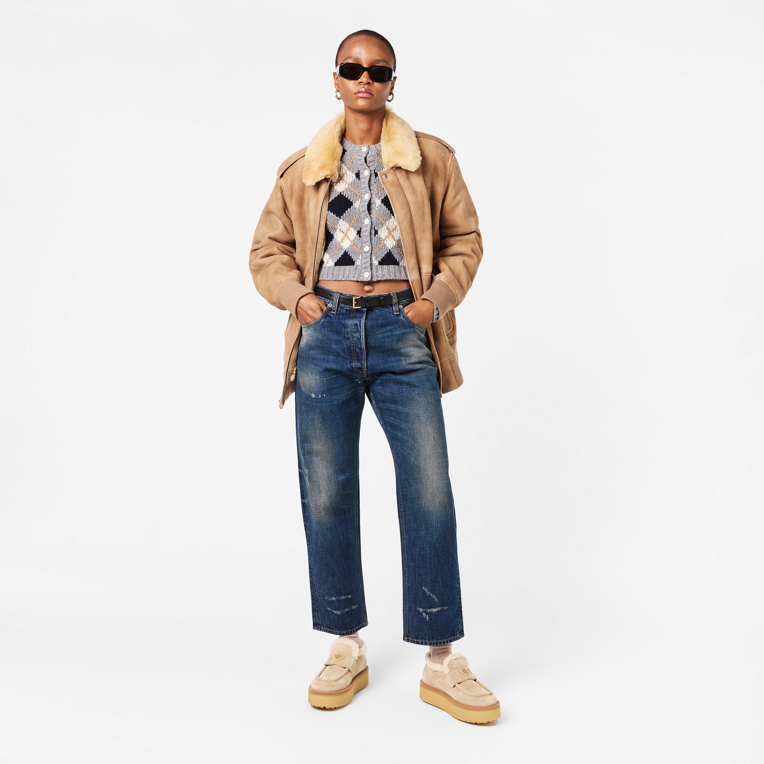 Desert/Shrling - Prada - Women's High Loafers - 6