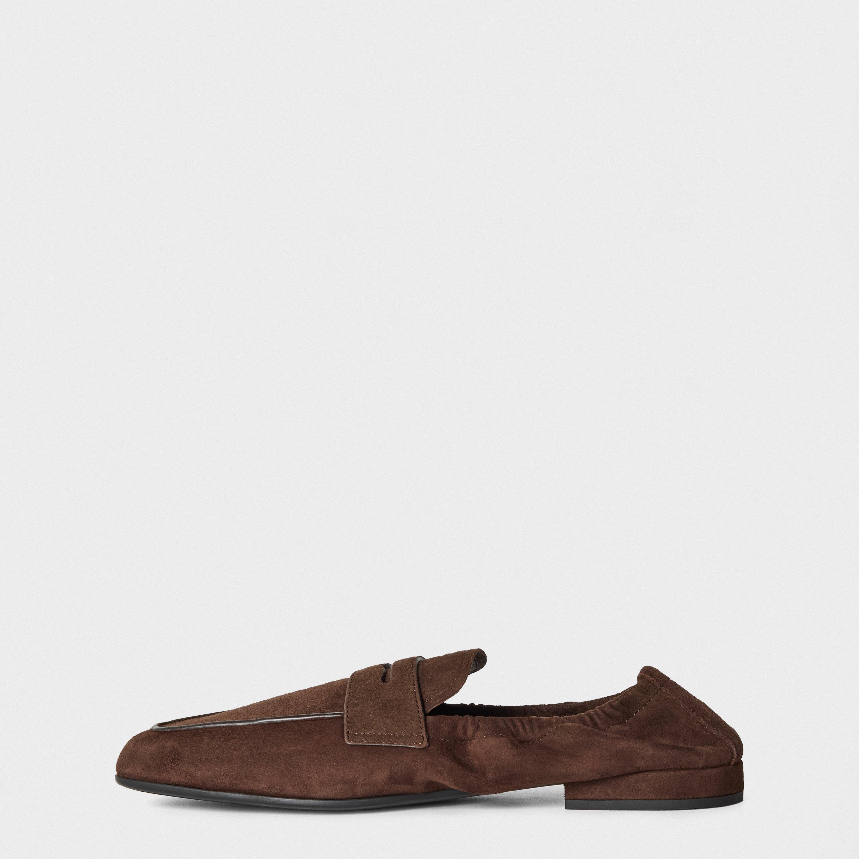 Brown Suede - Prada - Women's Loafers - 2