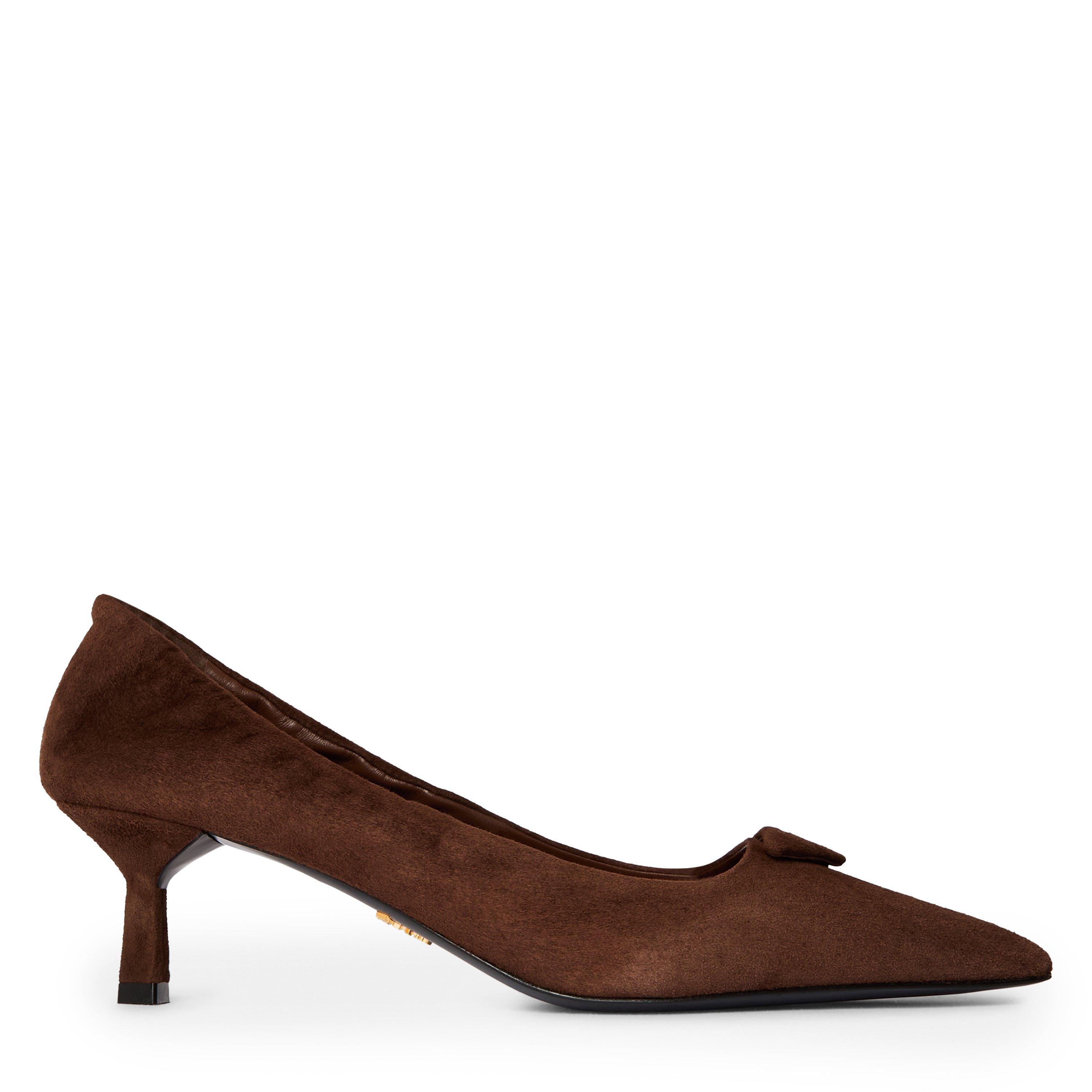 Prada Suede Pumps - Cacao - Size 4 (37)
