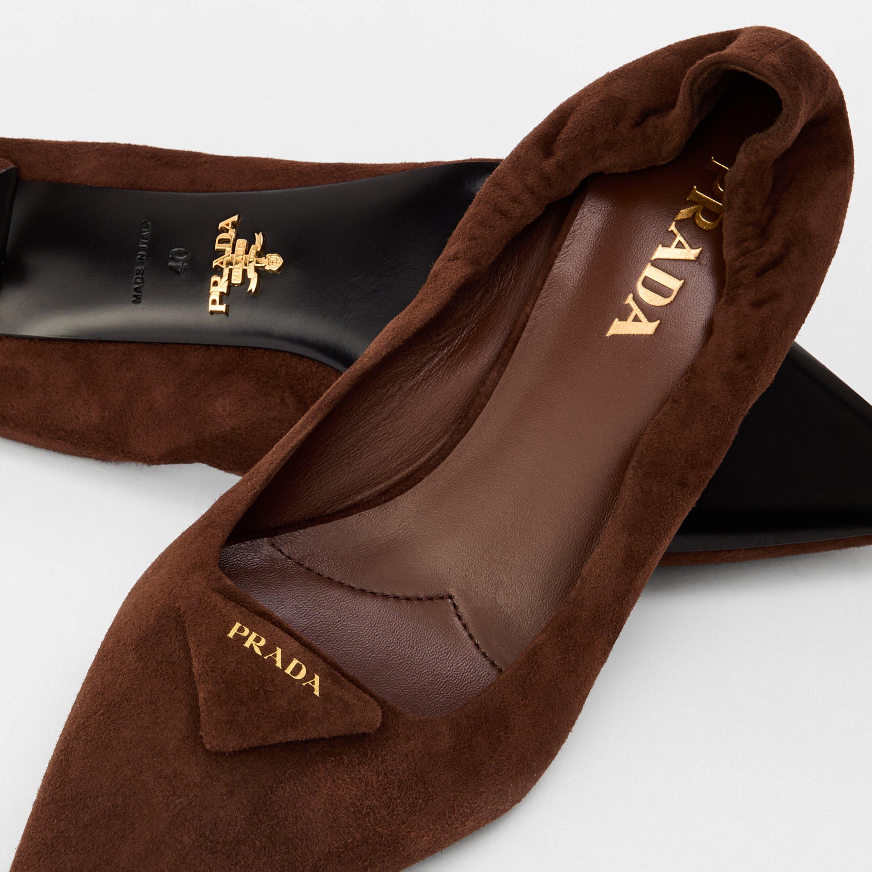 Cacao - Prada - Women's Stiletto Heels - 3