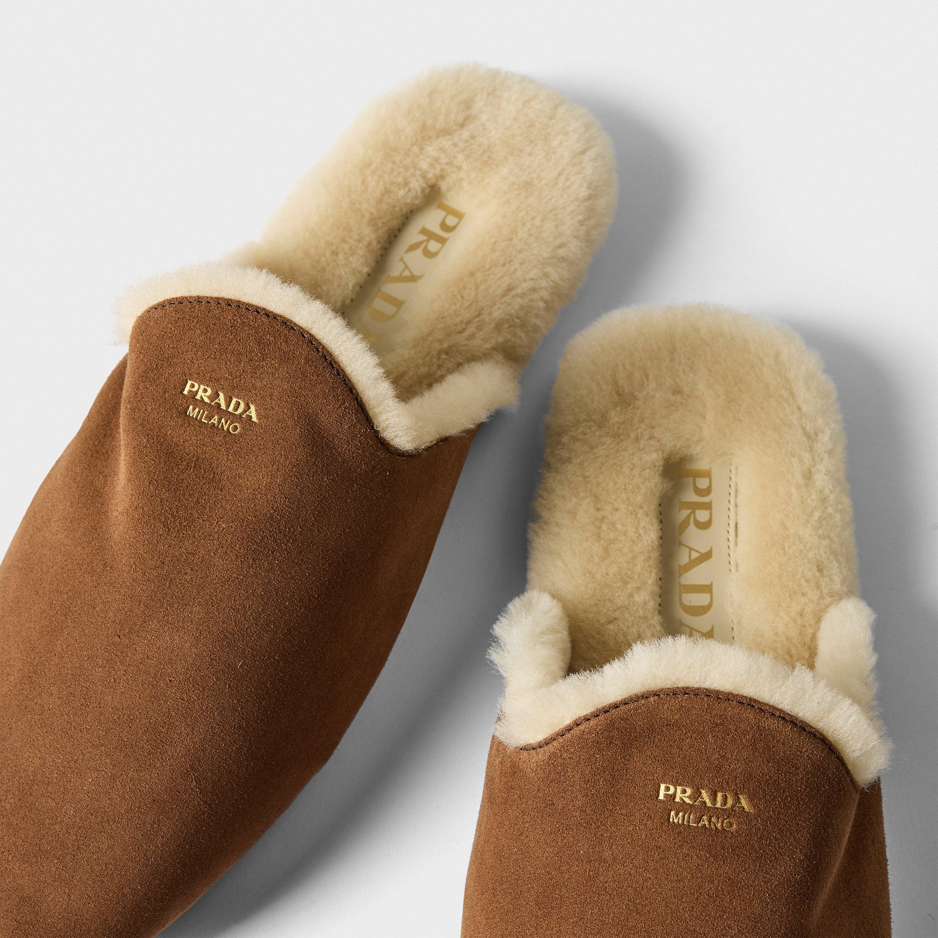 Cacao/Shrling - Prada - Women's Flat Mules - 4
