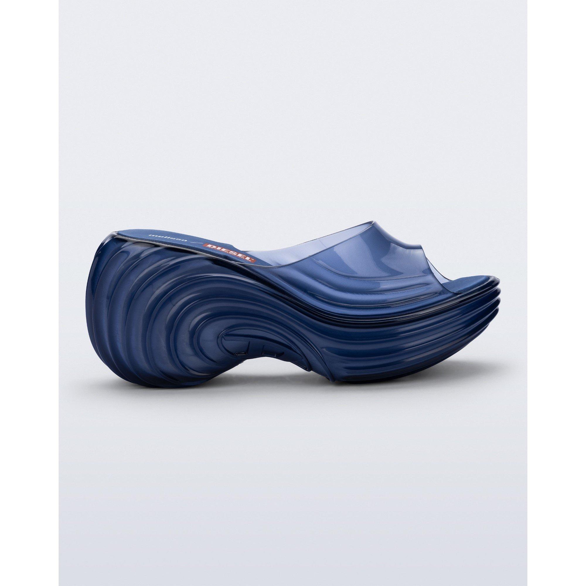 Melissa Women's Water Resistant Platform Heeled Sandals - Blue - 7 (40)