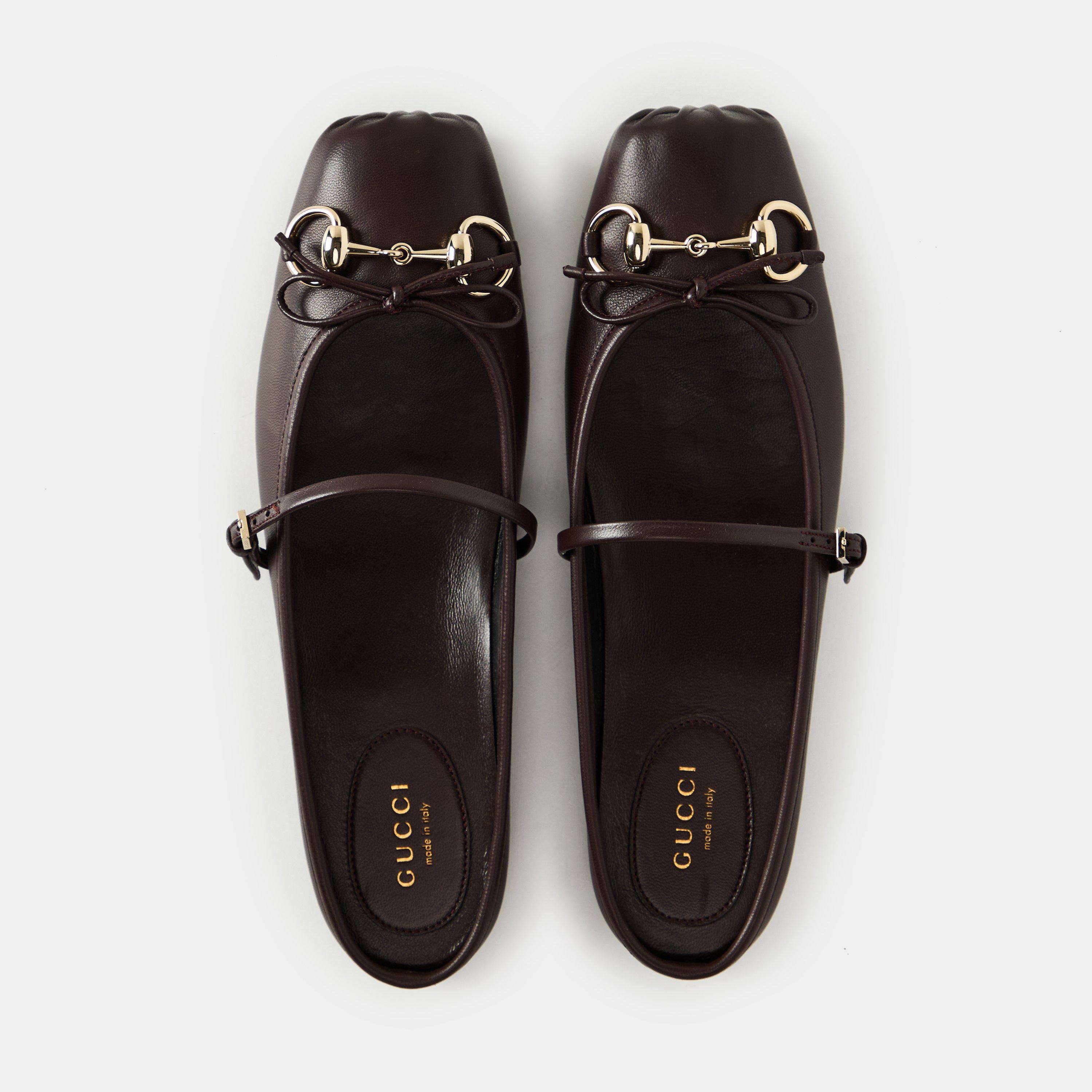 Burleywood - Gucci - Women's Horsebit Flat Mule - 4