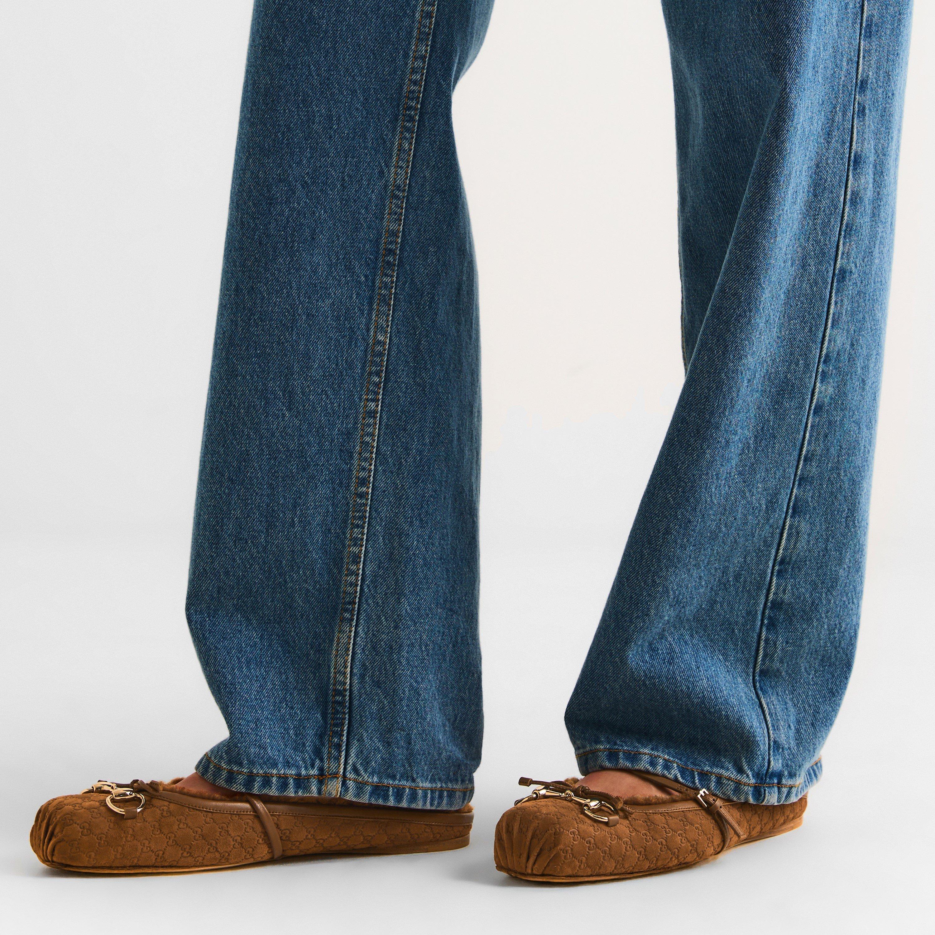 Sundial - Gucci - Women's Horsebit Flat Mules - 3