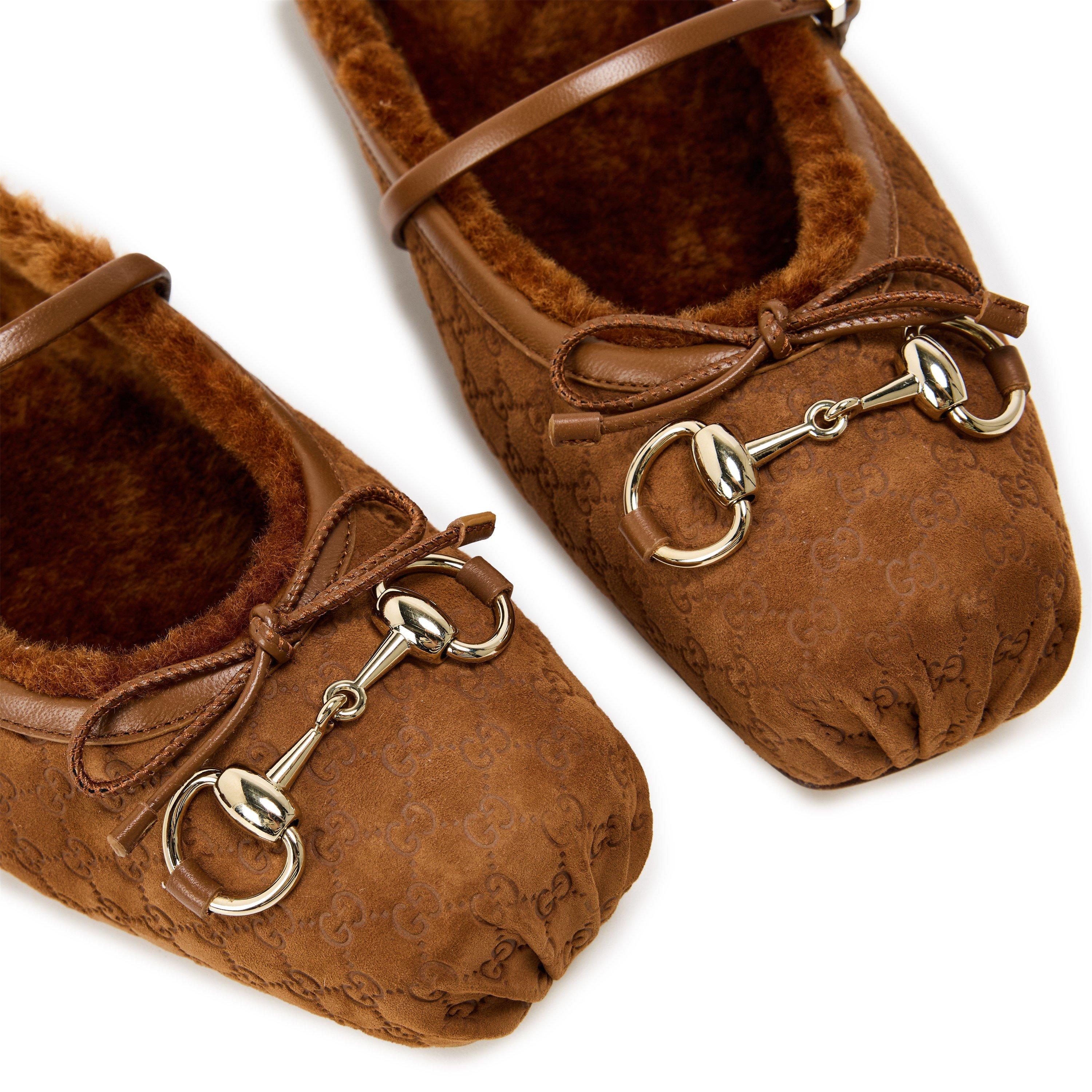 Sundial - Gucci - Women's Horsebit Flat Mules - 4