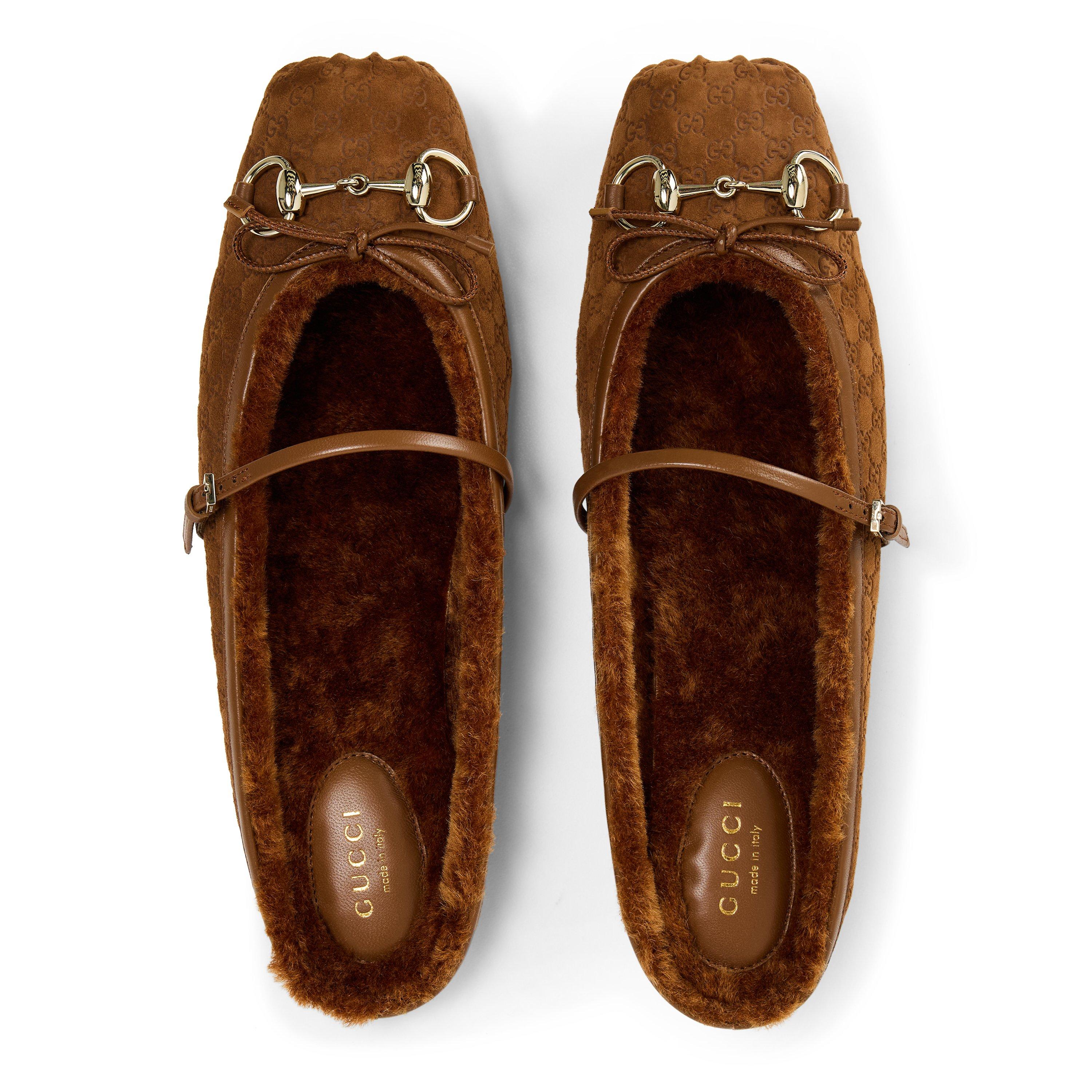 Sundial - Gucci - Women's Horsebit Flat Mules - 5