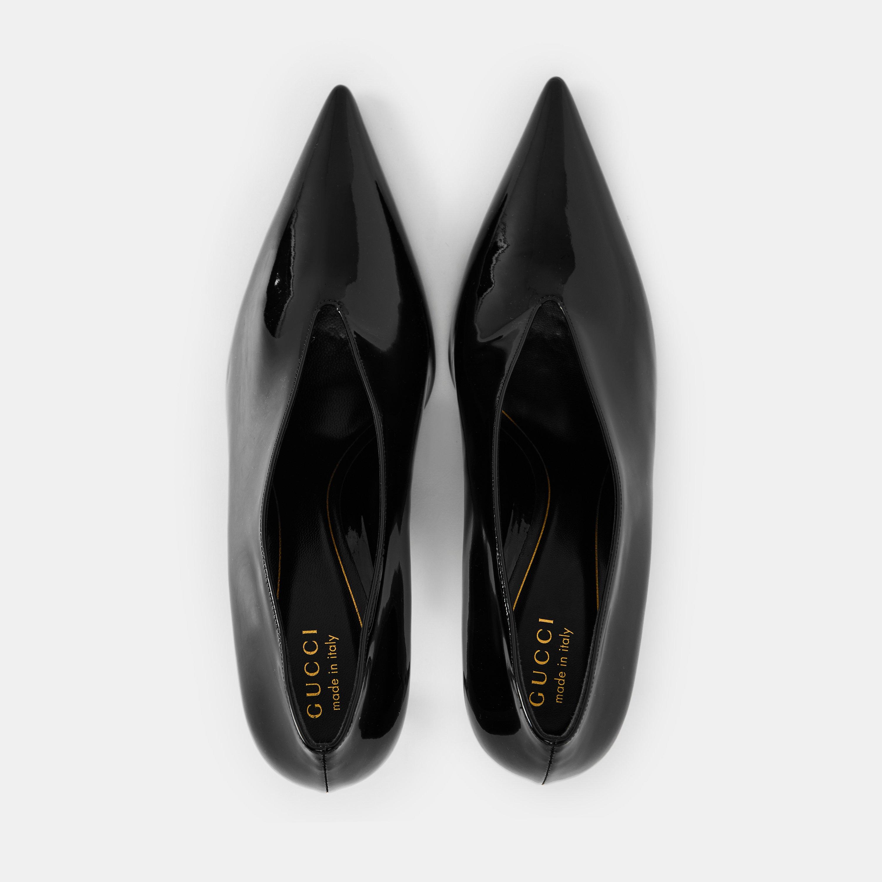 Black - Gucci - Women's Musa 85 Stiletto Court Shoes - 5