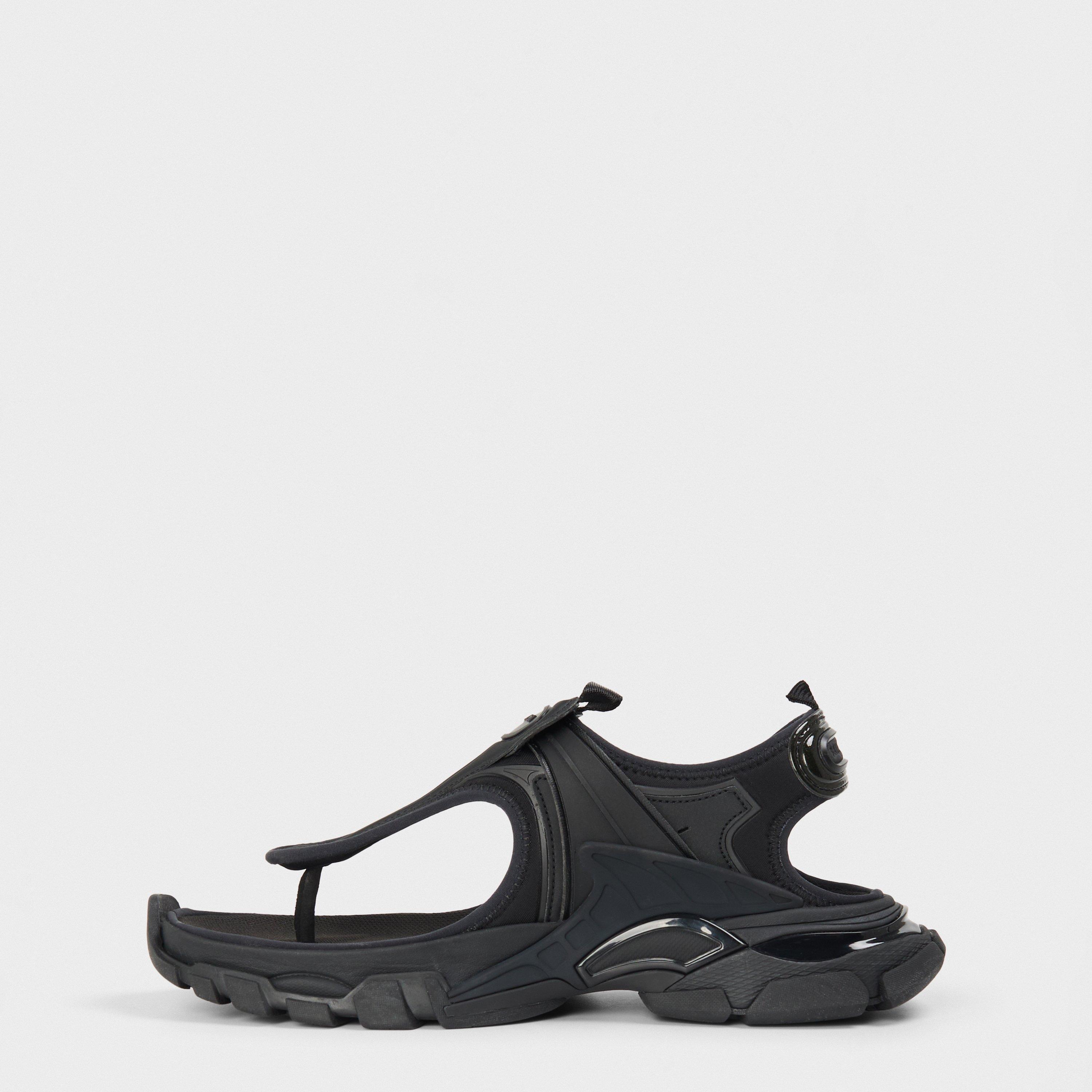 Black - Balenciaga - Logo Sandals - 2