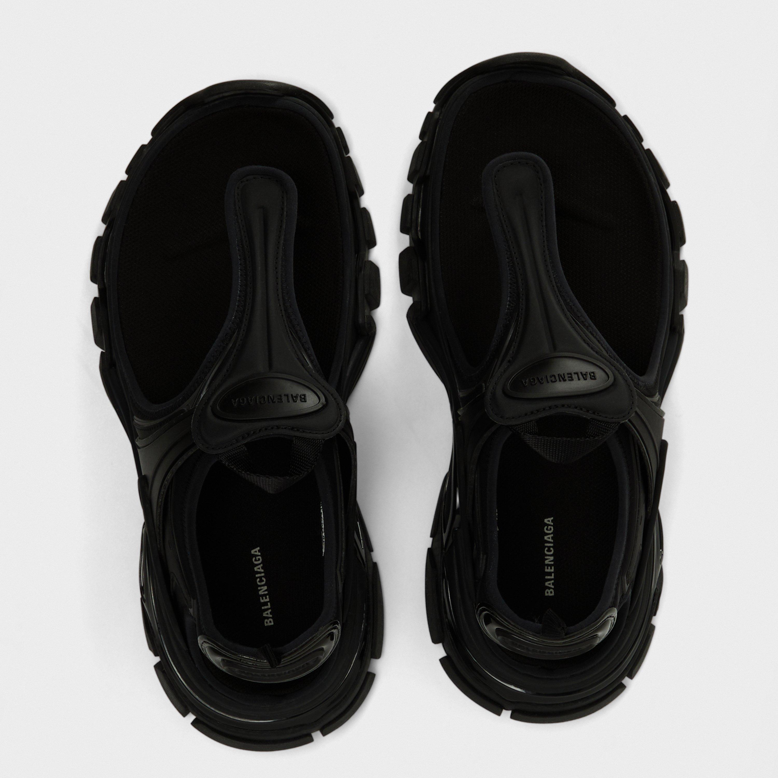 Black - Balenciaga - Logo Sandals - 4