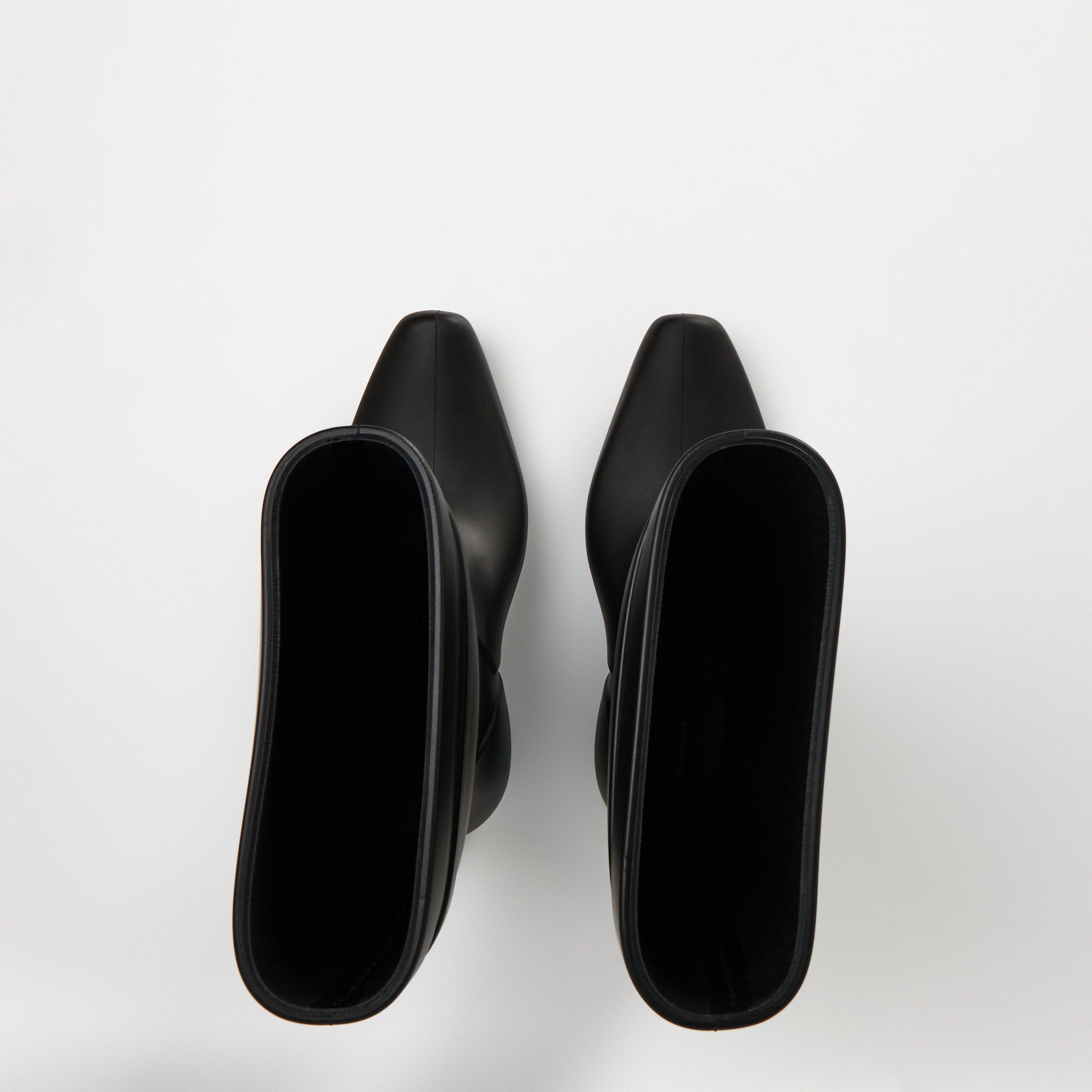 Black - Balenciaga - Men's Heeled Ankle Boots - 4