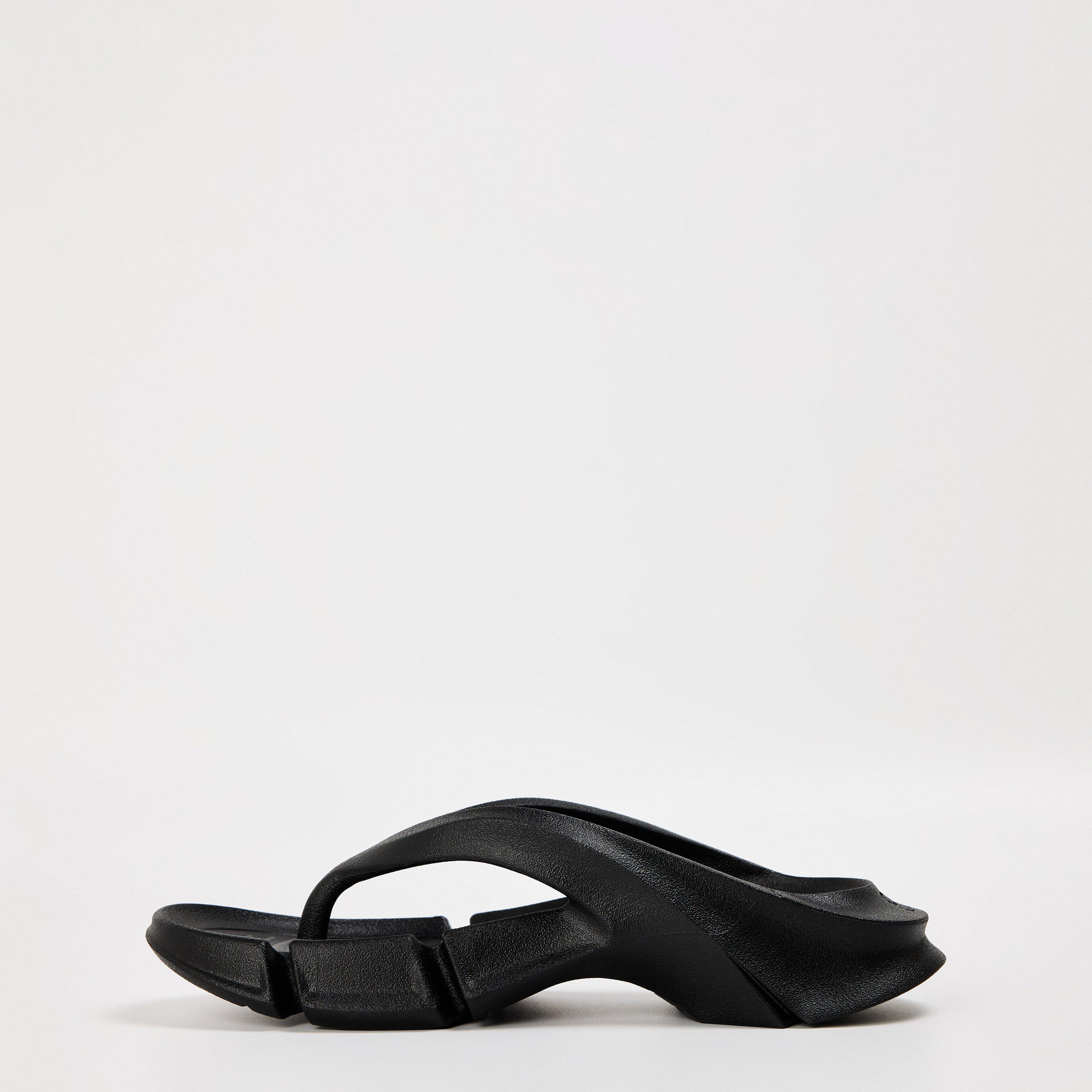 Black - Balenciaga - Women's Flat Sandals - 2