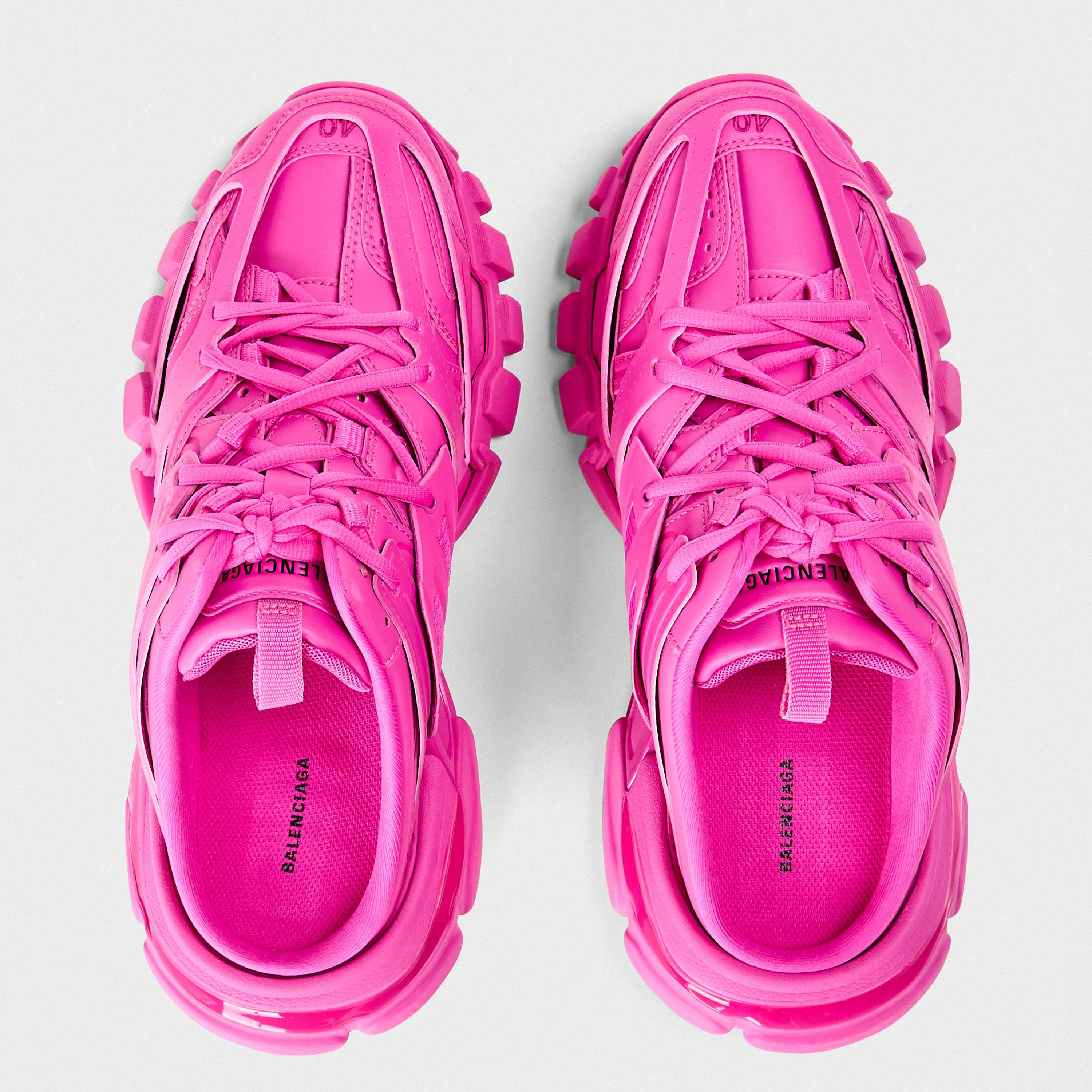 Dark Pink/Blk - Balenciaga - Women's Flat Mules - 4