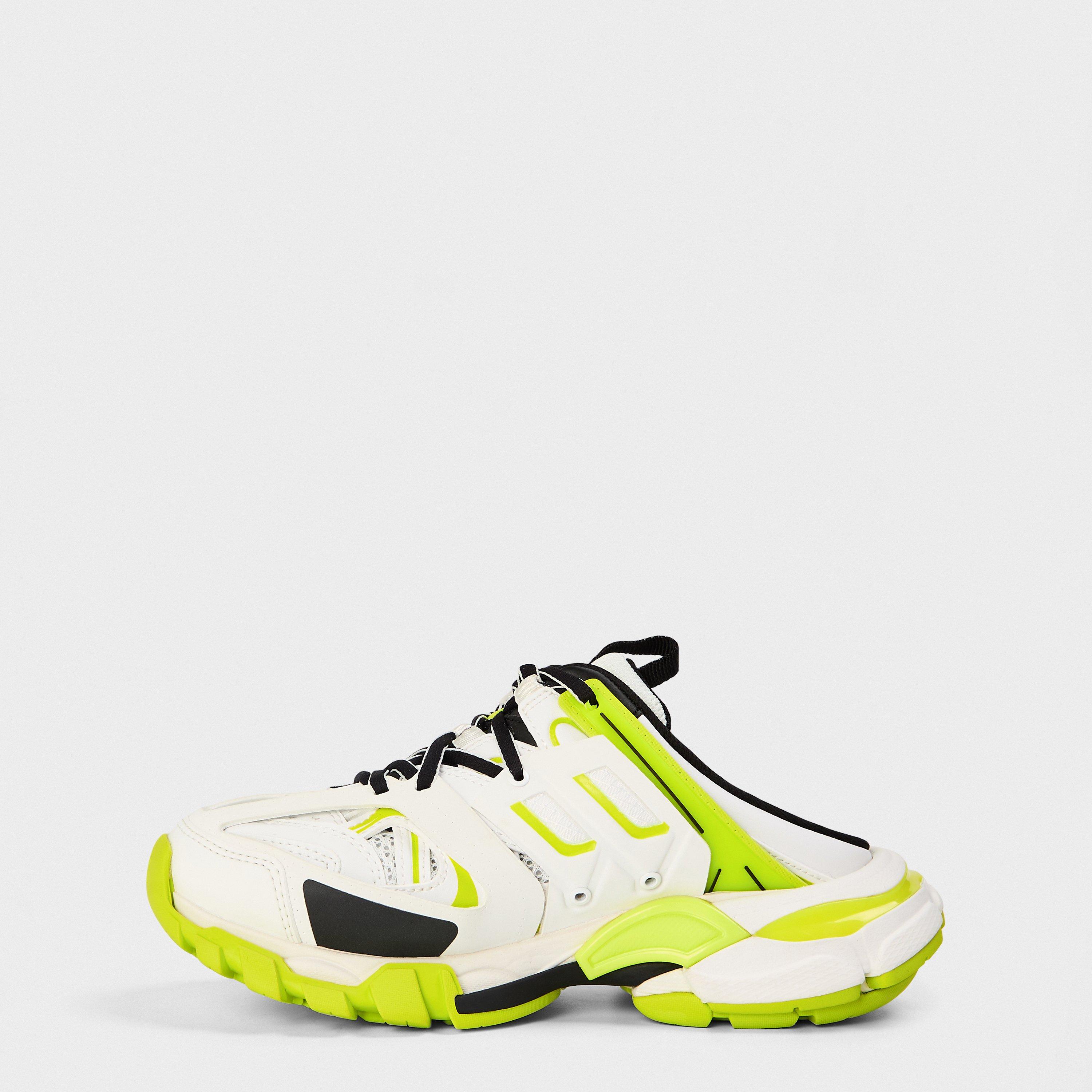 White/Green - Balenciaga - Women's Flat Mules - 2