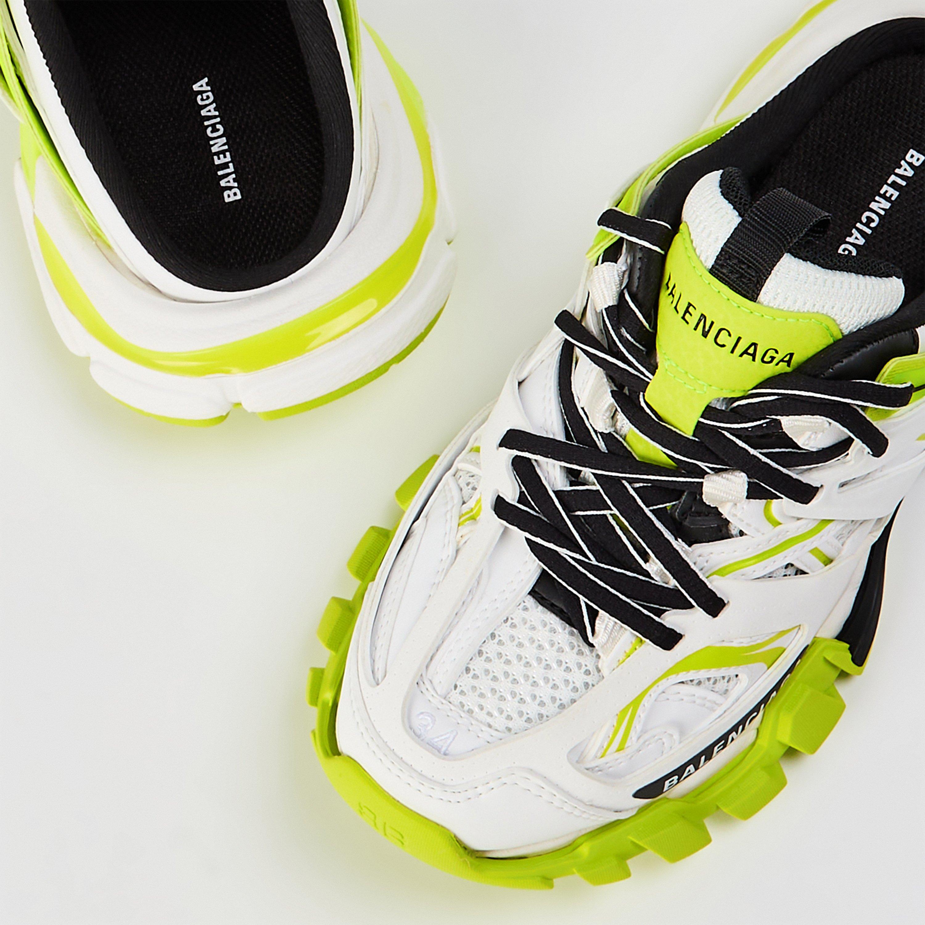 White/Green - Balenciaga - Women's Flat Mules - 3