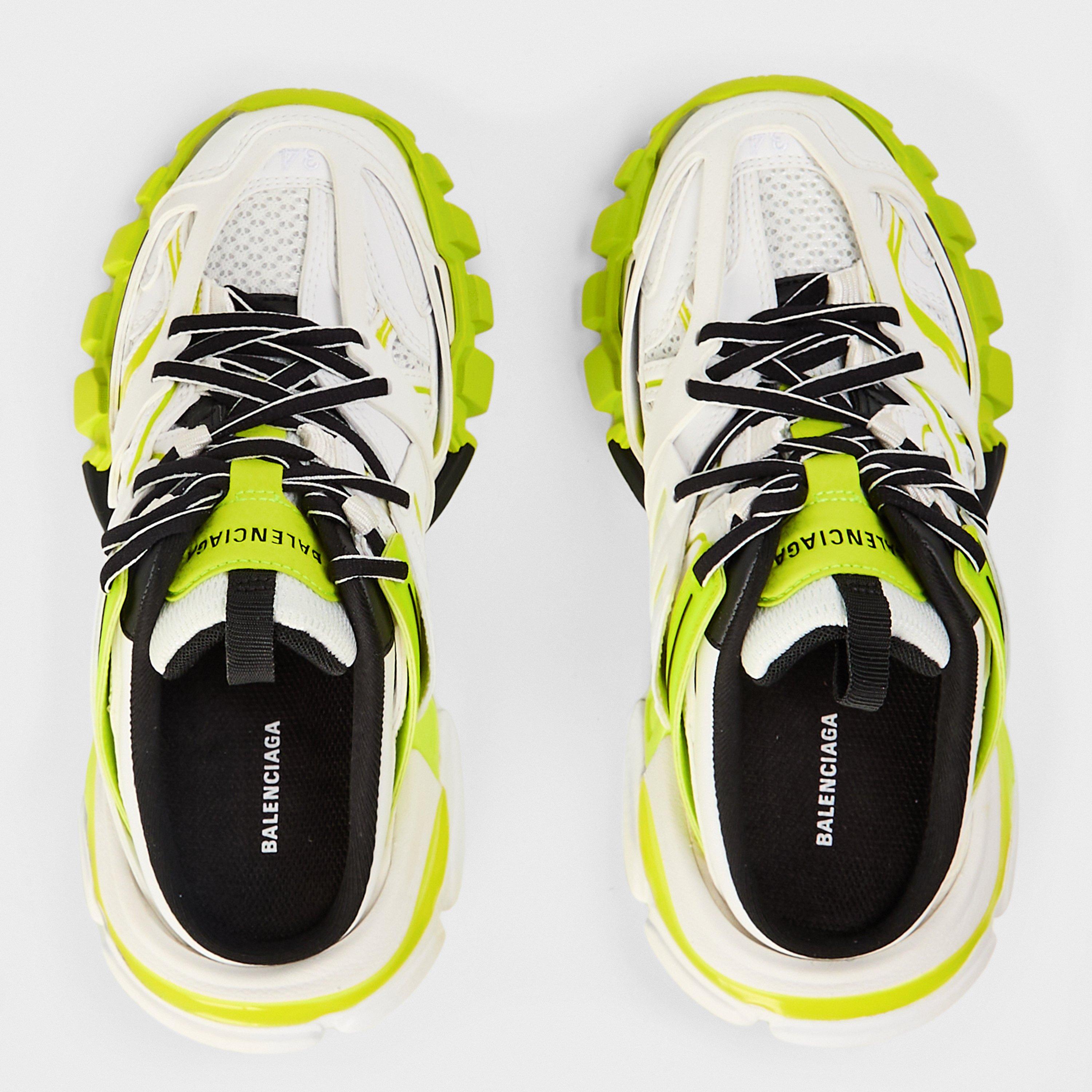 White/Green - Balenciaga - Women's Flat Mules - 4