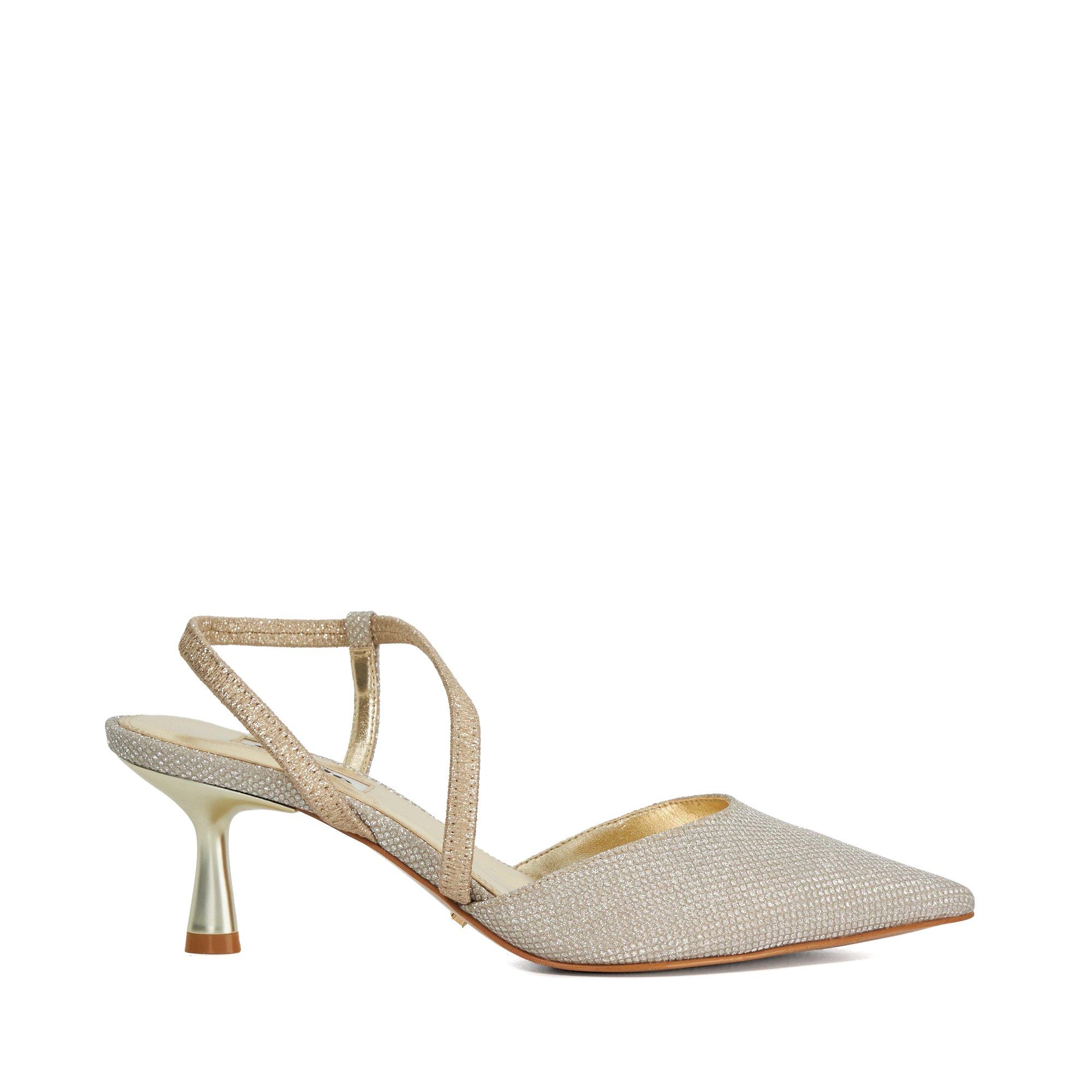 Dune London Women's Citrus Stiletto Heeled Mules - Gold - 7 (40)