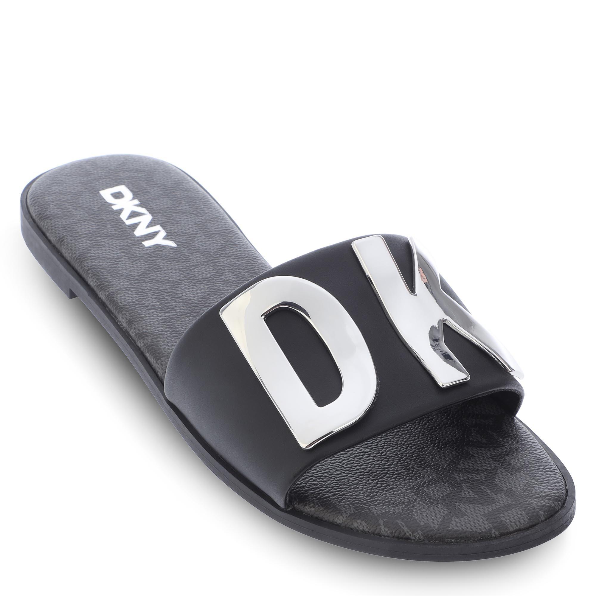 Black - DKNY - Women's Wanda 2 Flat Sandal - 3
