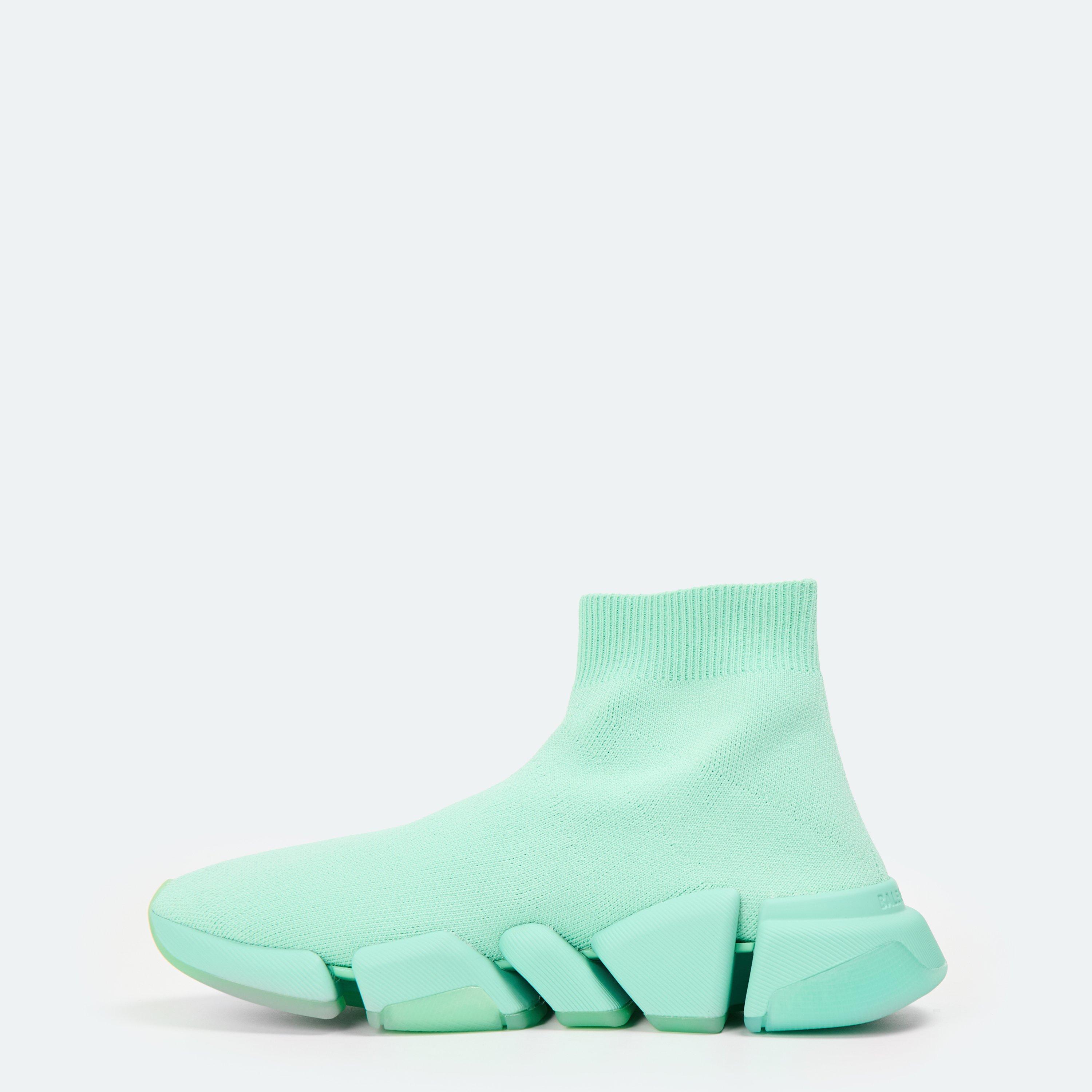 Mint - Balenciaga - Women's Sock Trainers - 2