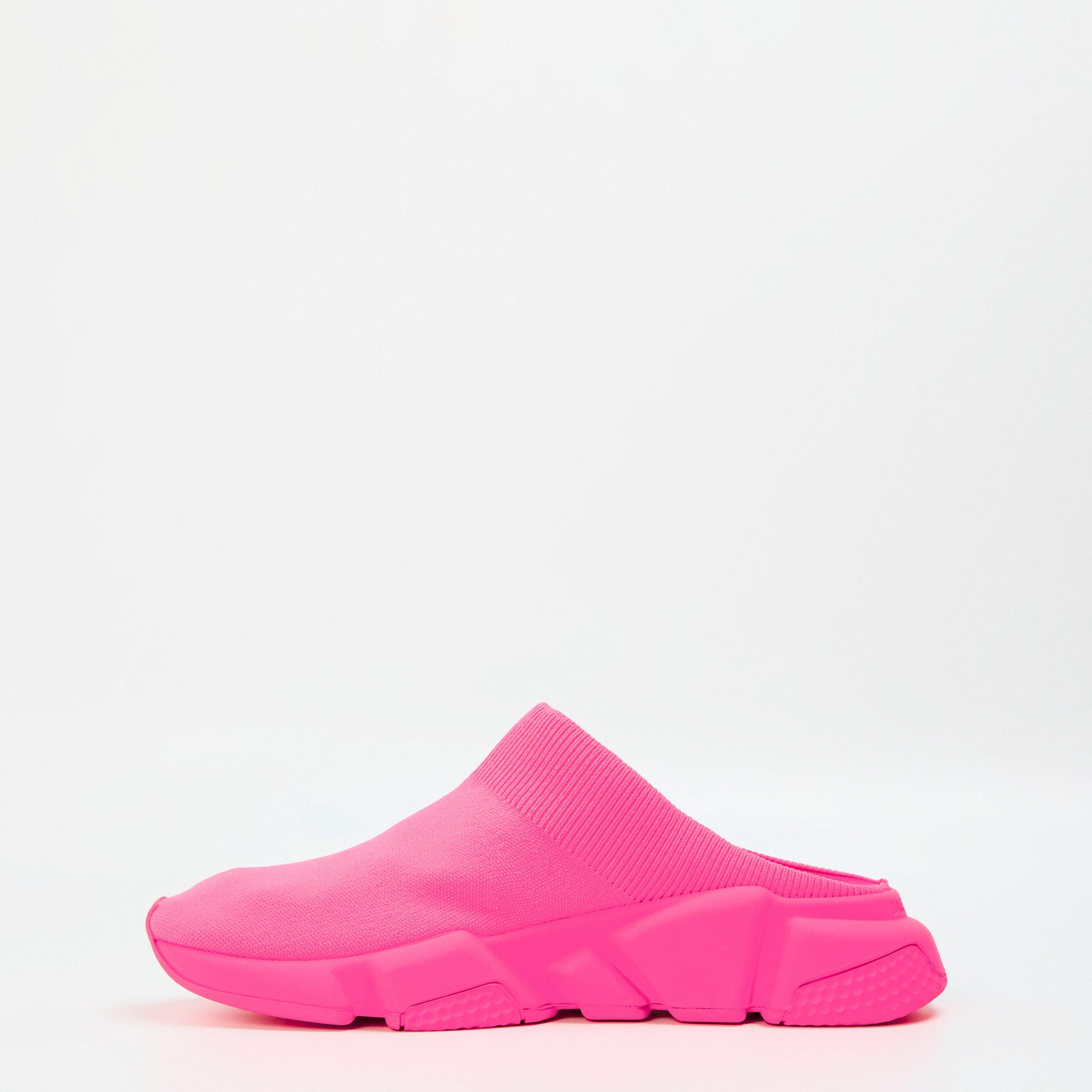 Fluo Pink - Balenciaga - Women's Flat Mules - 2
