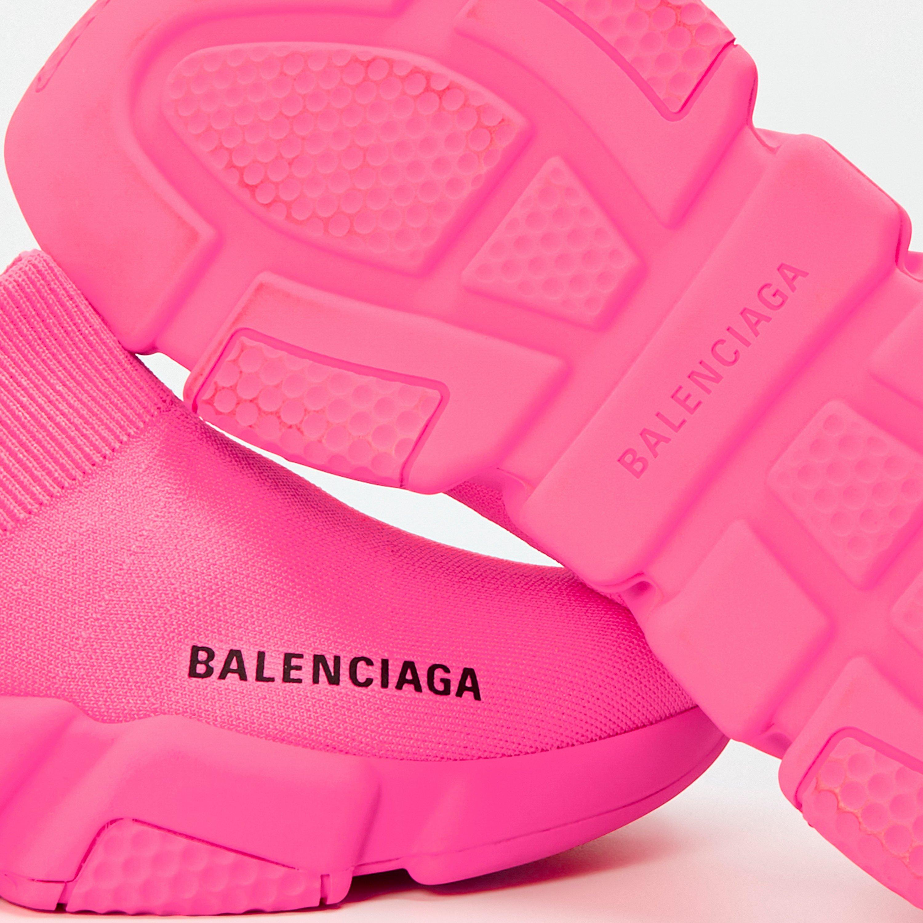 Fluo Pink - Balenciaga - Women's Flat Mules - 3