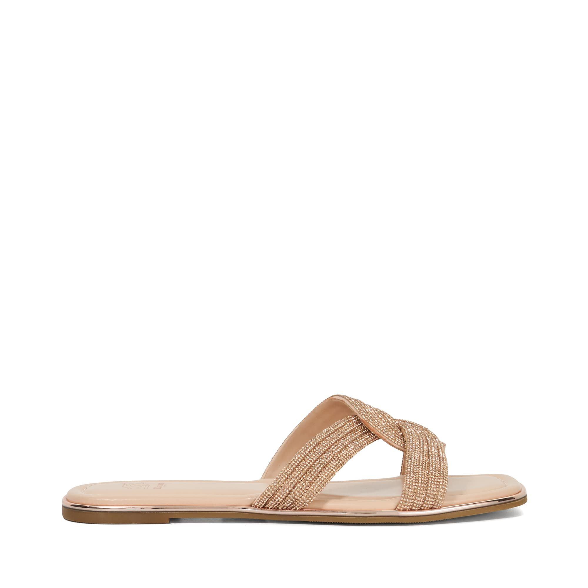 Rose Gold - Dune London - Women's Lavenham Flat Sandals - 1