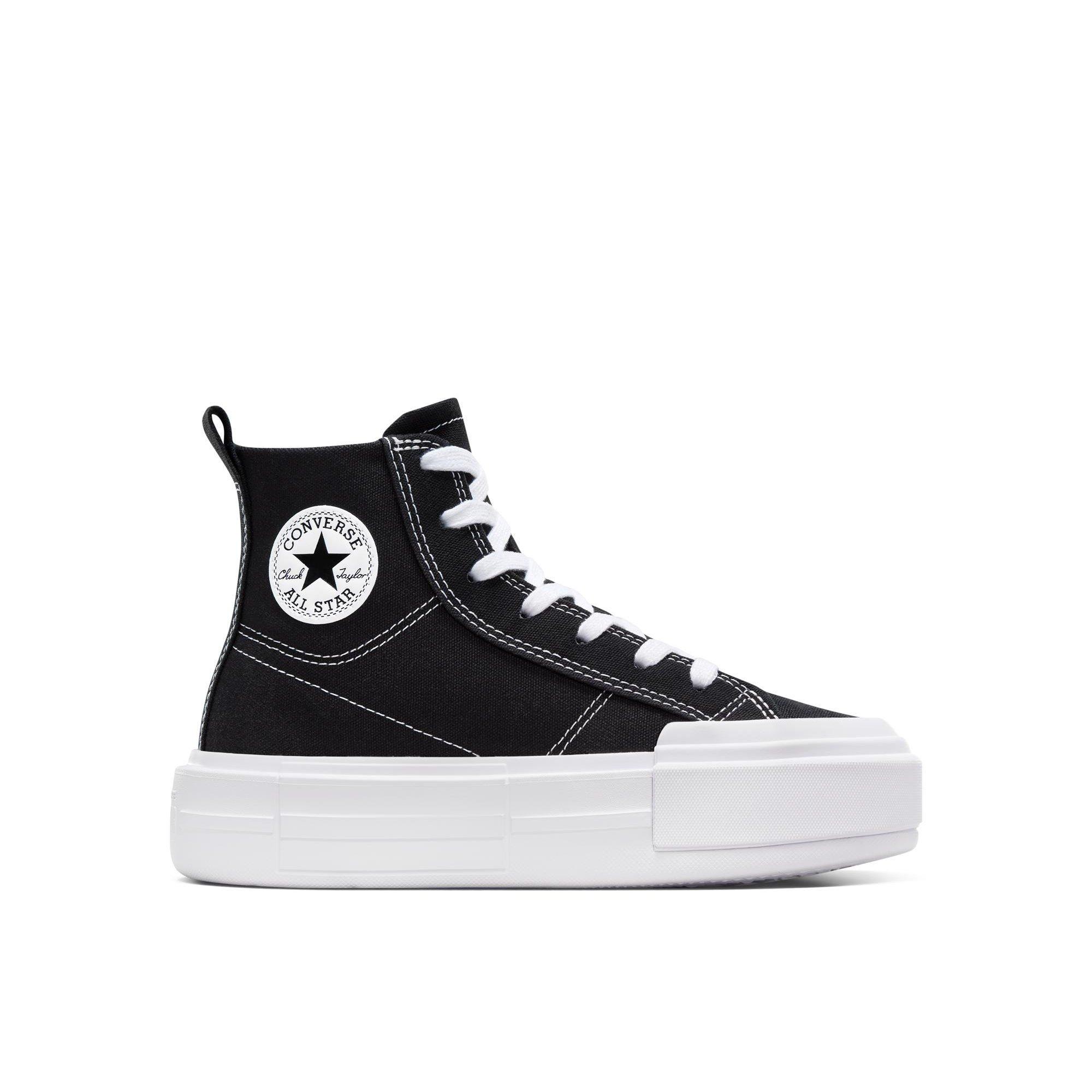 001-Black/Whi - Converse - Women's Chuck Taylor All Star Cru Platform Trainers - 1