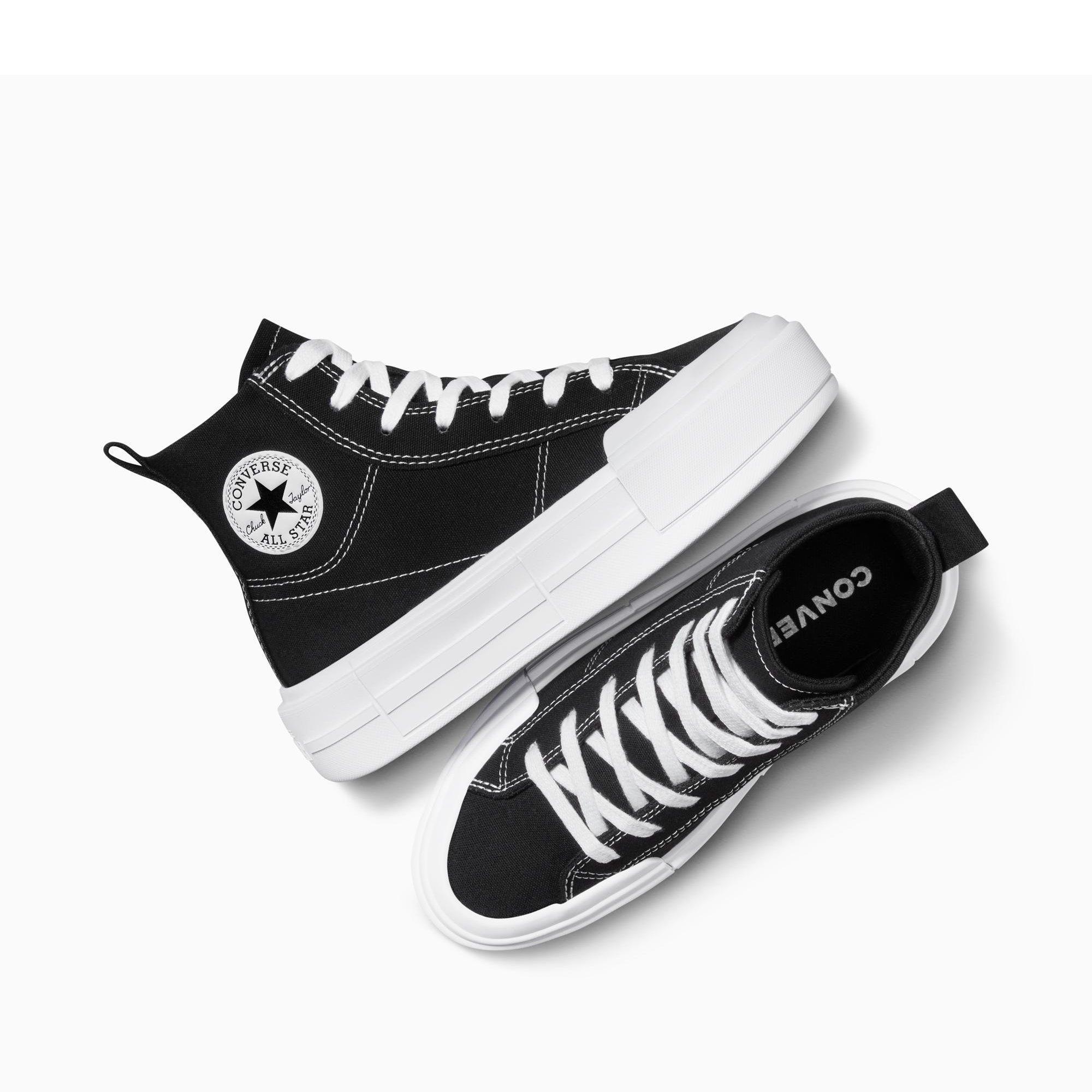 001-Black/Whi - Converse - Women's Chuck Taylor All Star Cru Platform Trainers - 3
