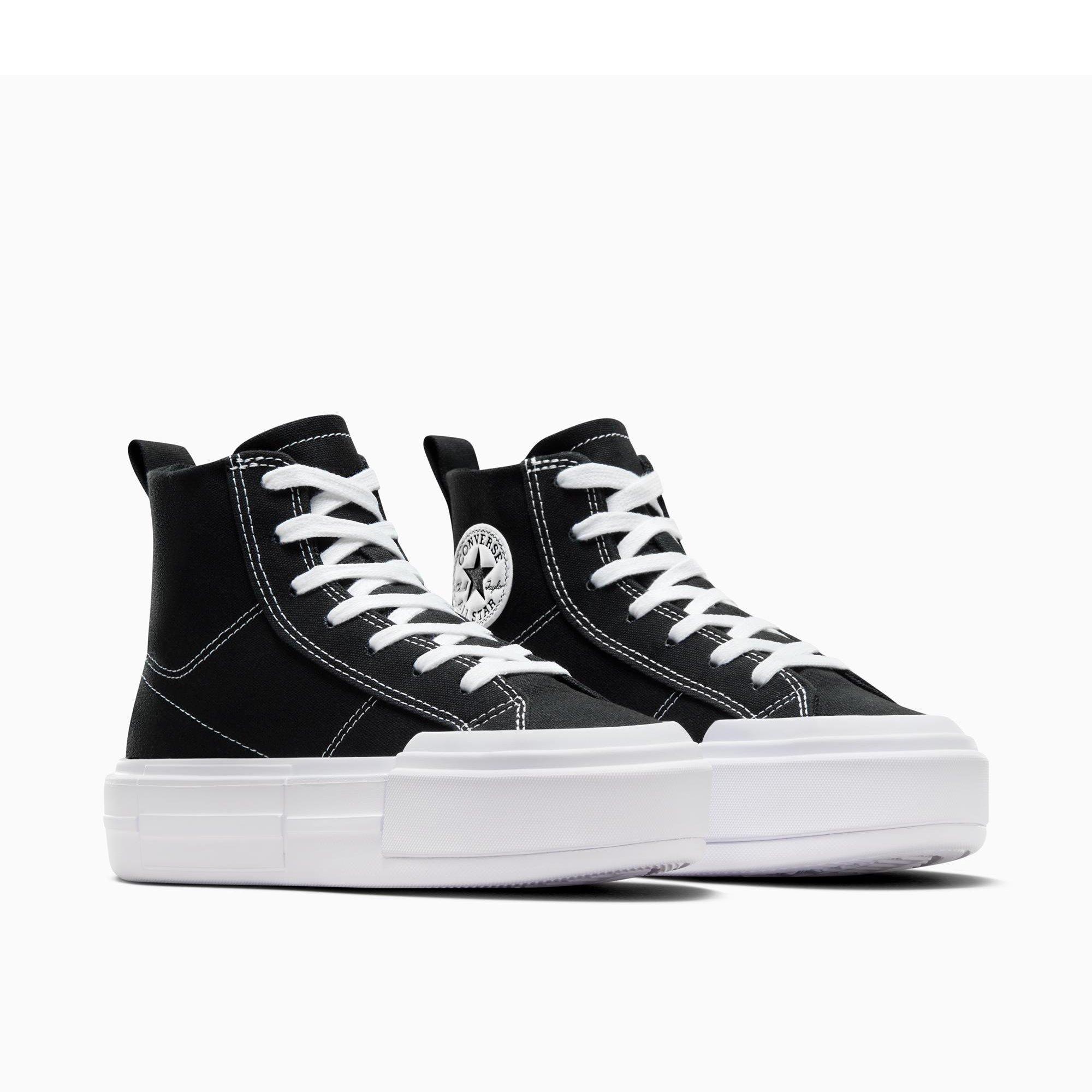 001-Black/Whi - Converse - Women's Chuck Taylor All Star Cru Platform Trainers - 5