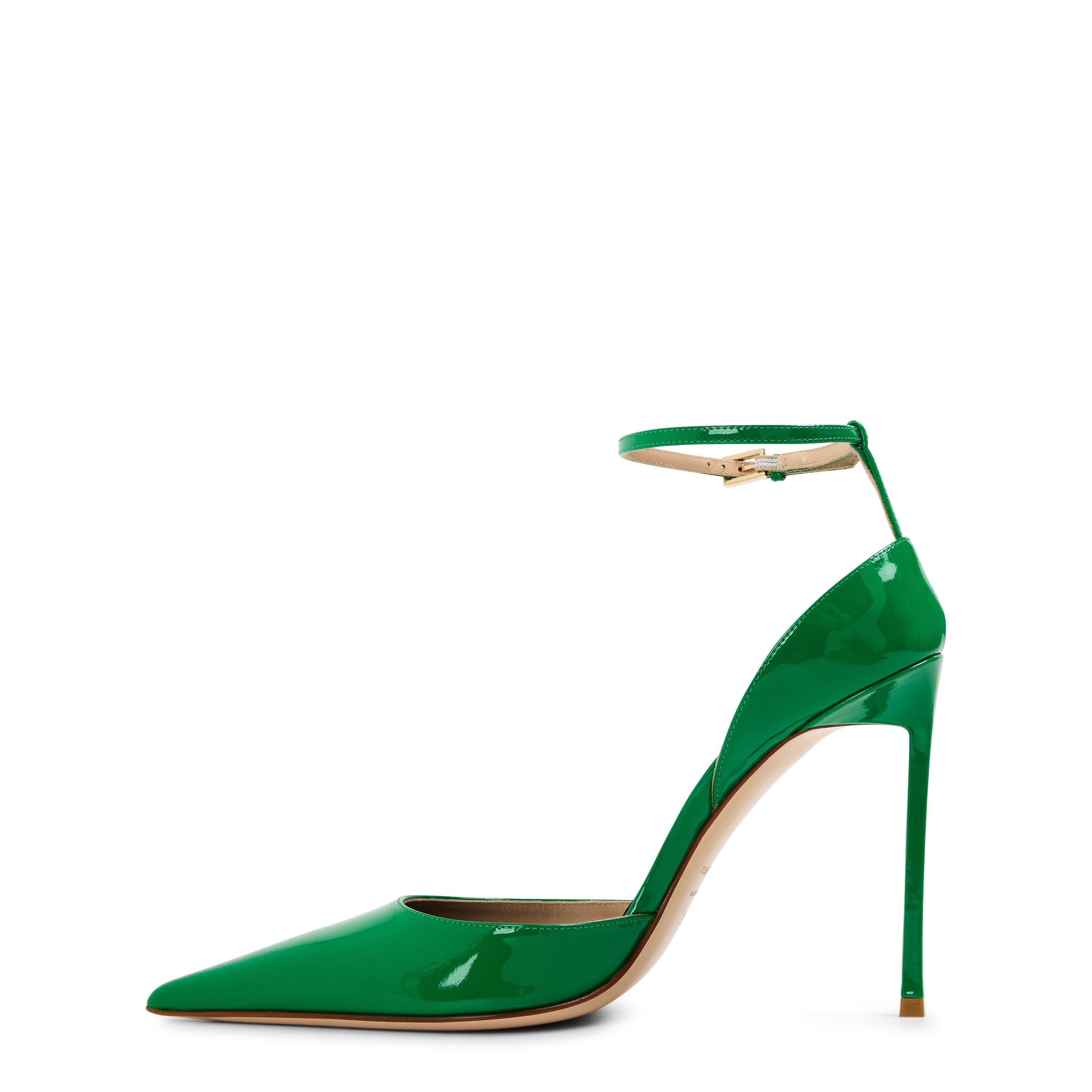 Bright Green - Tom Ford - Women's Ankle Strap Pump Stiletto Court Shoes - 2