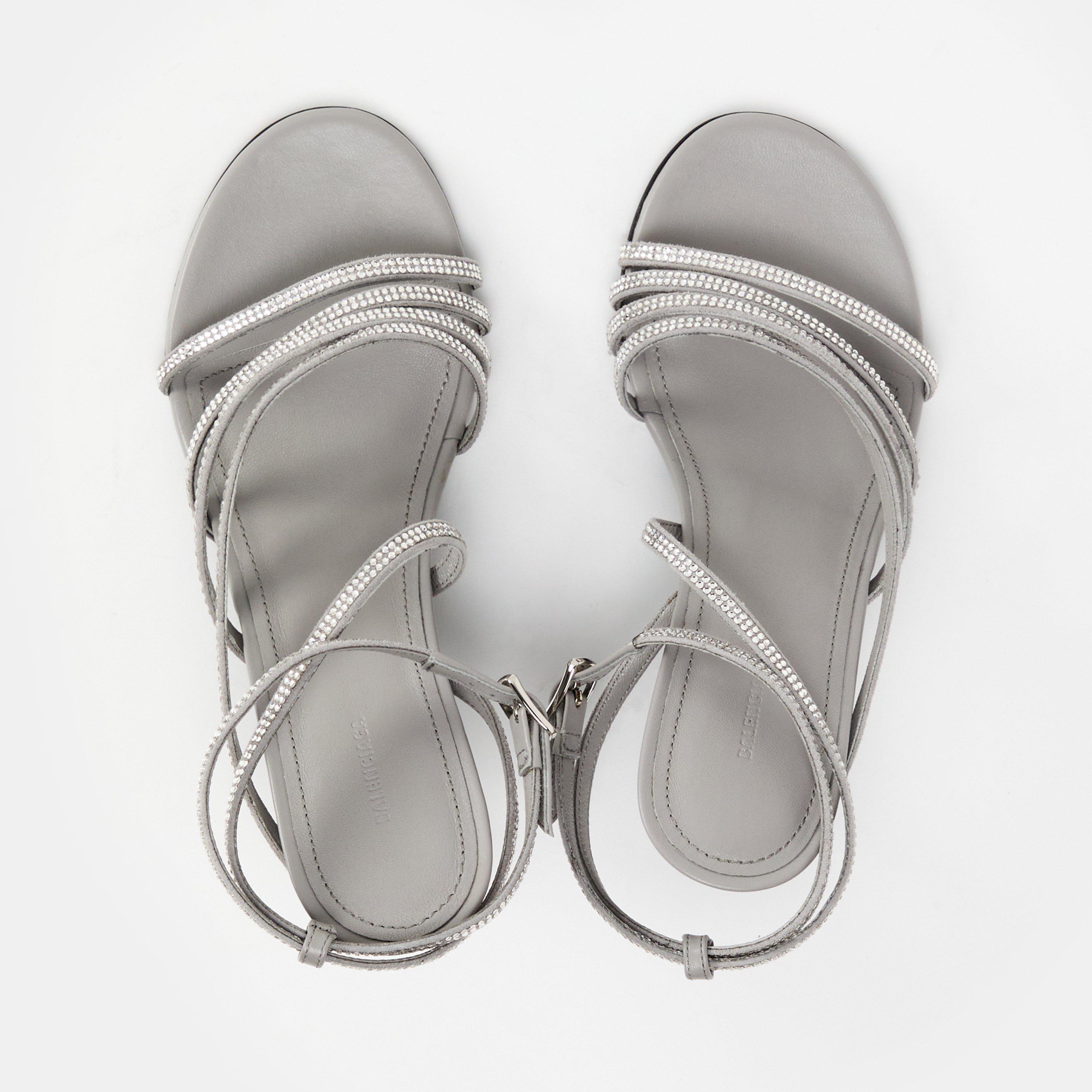 Crystal - Balenciaga - Women's Heeled Sandals - 4