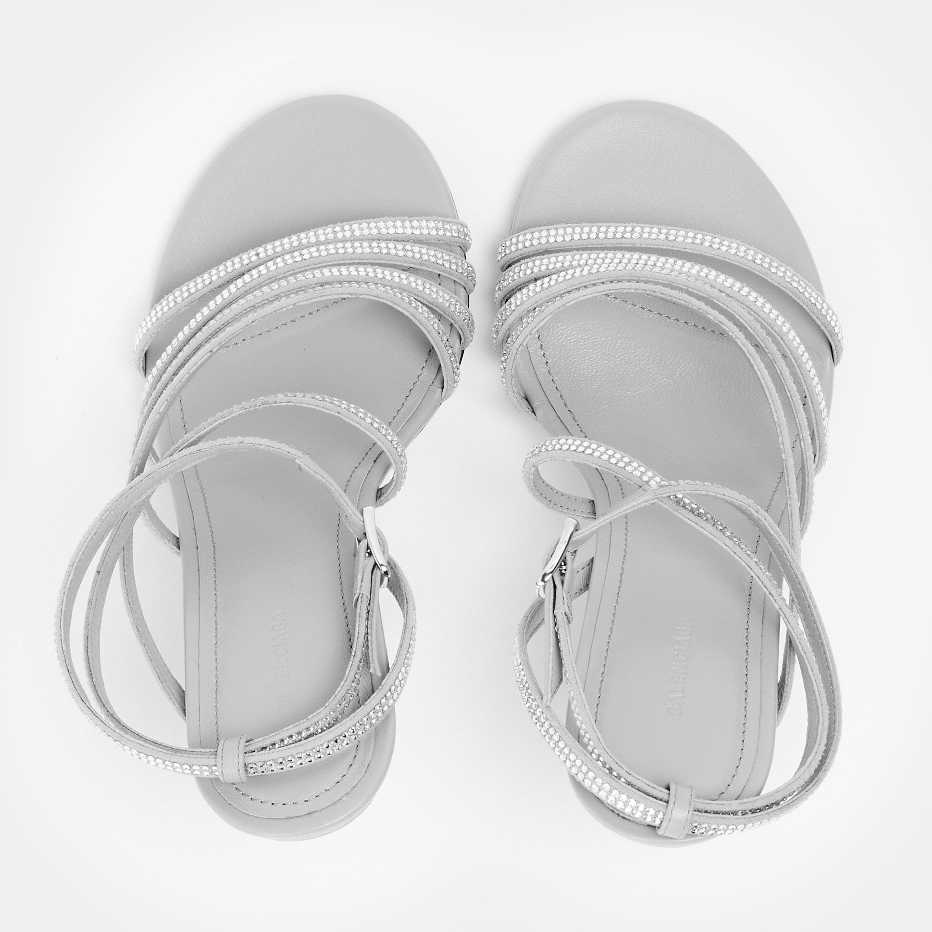 Crystal - Balenciaga - Women's Heeled Sandals - 4