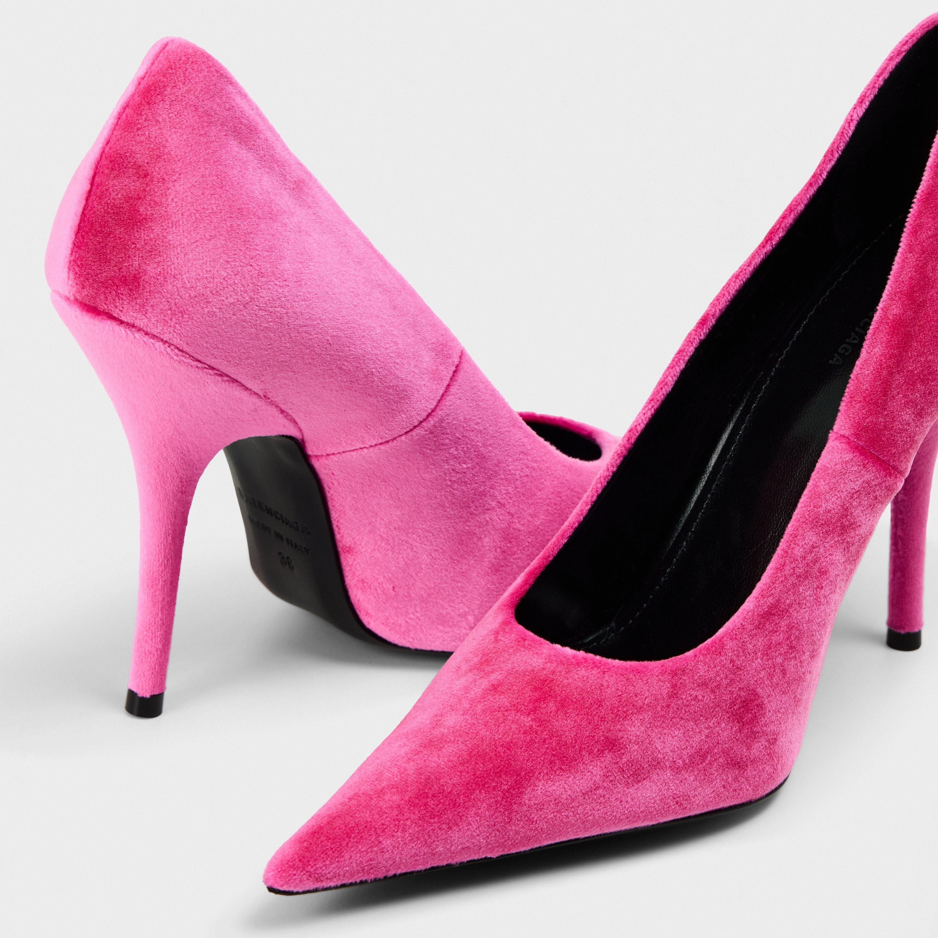Bright Pink - Balenciaga - Women's Stiletto Heels - 3