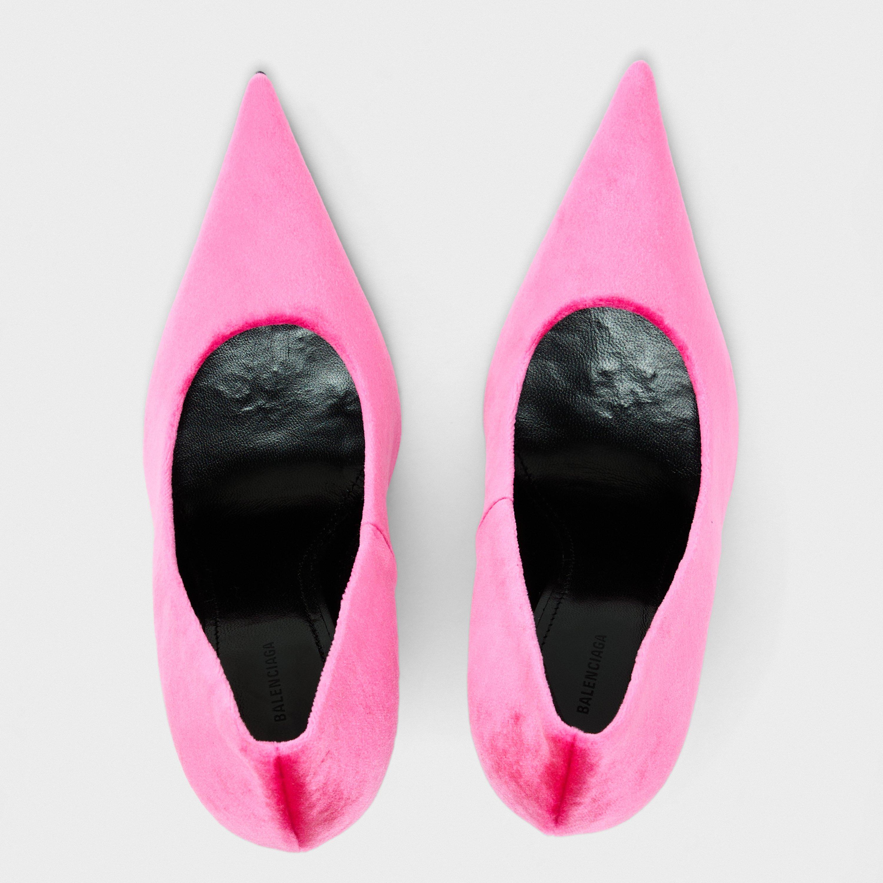 Bright Pink - Balenciaga - Women's Stiletto Heels - 4