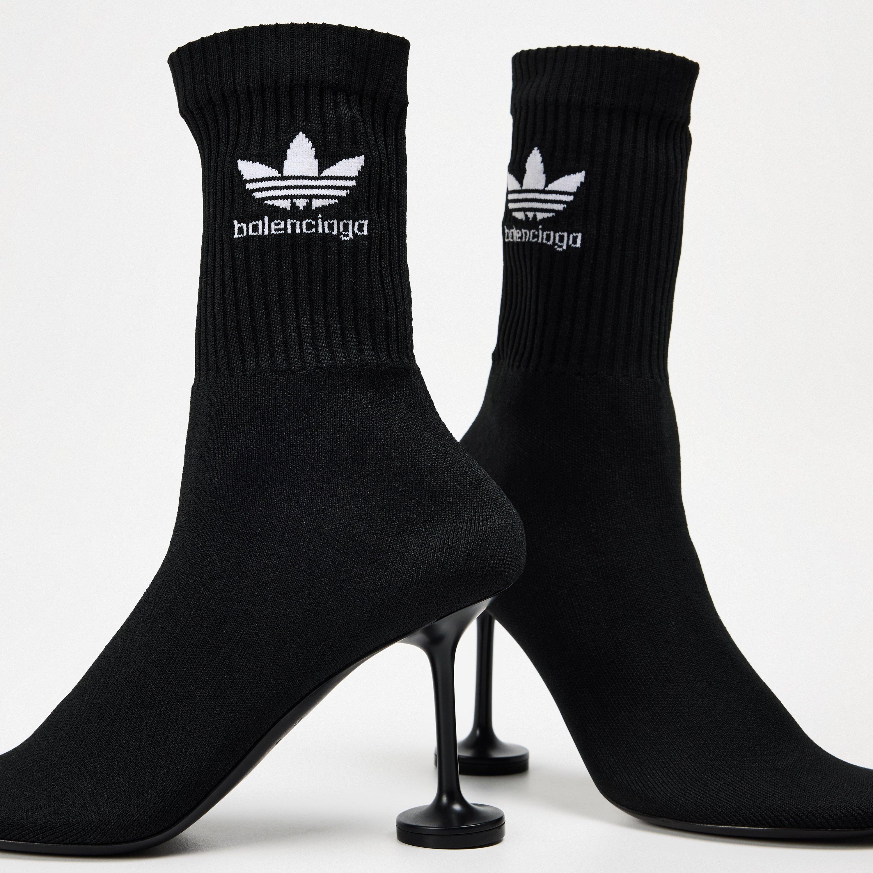 Black/White - Balenciaga - Women's Sock Boots - 3