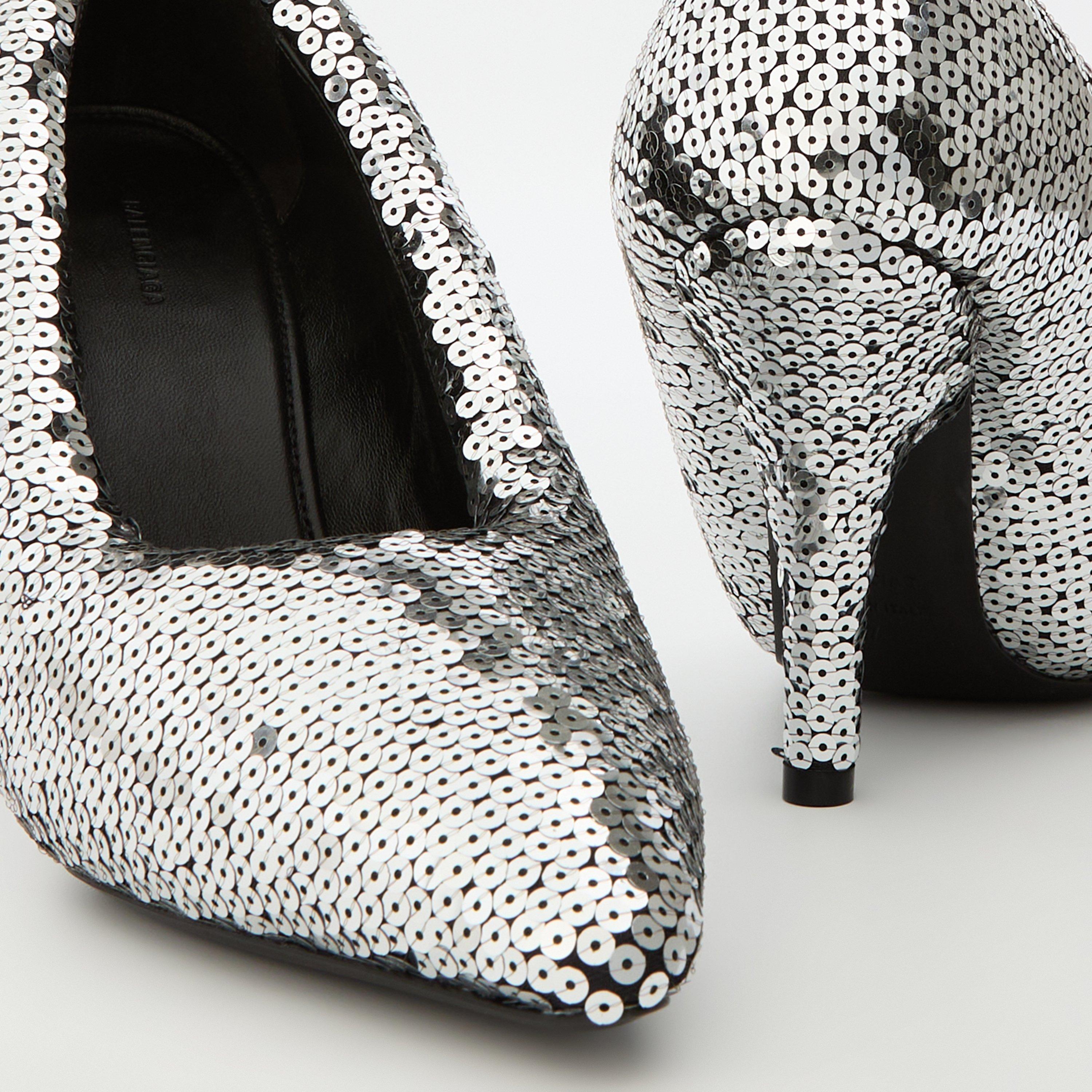 Silver - Balenciaga - Women's Stiletto Heels - 3