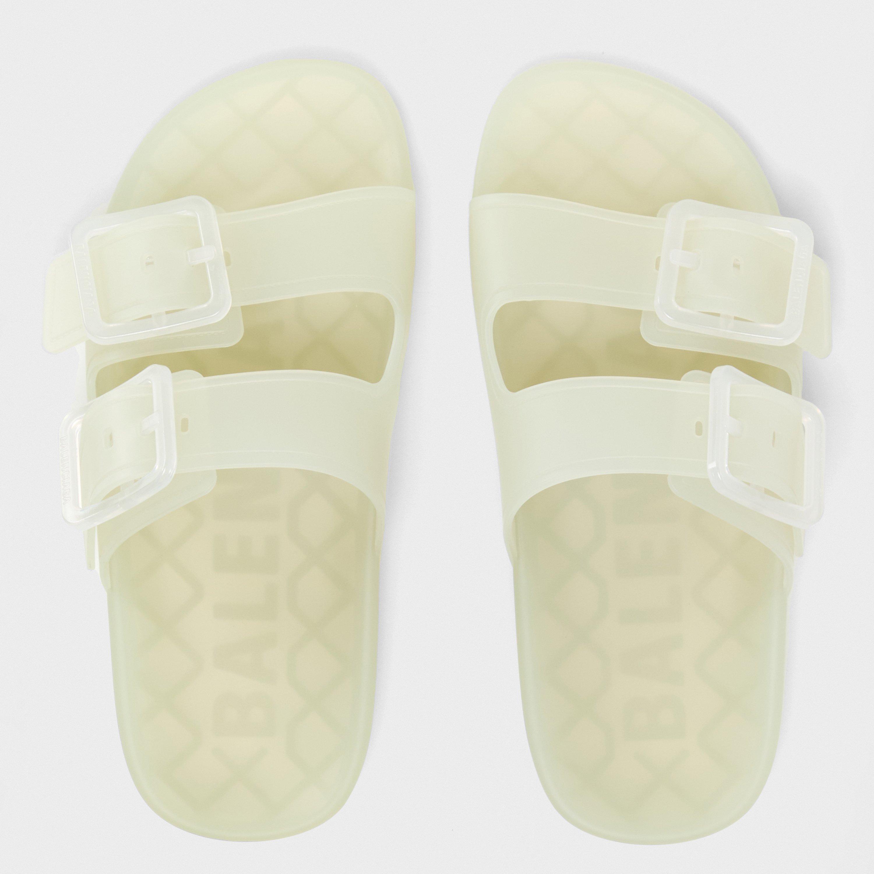 White - Balenciaga - Platform Jelly Sandals - 4