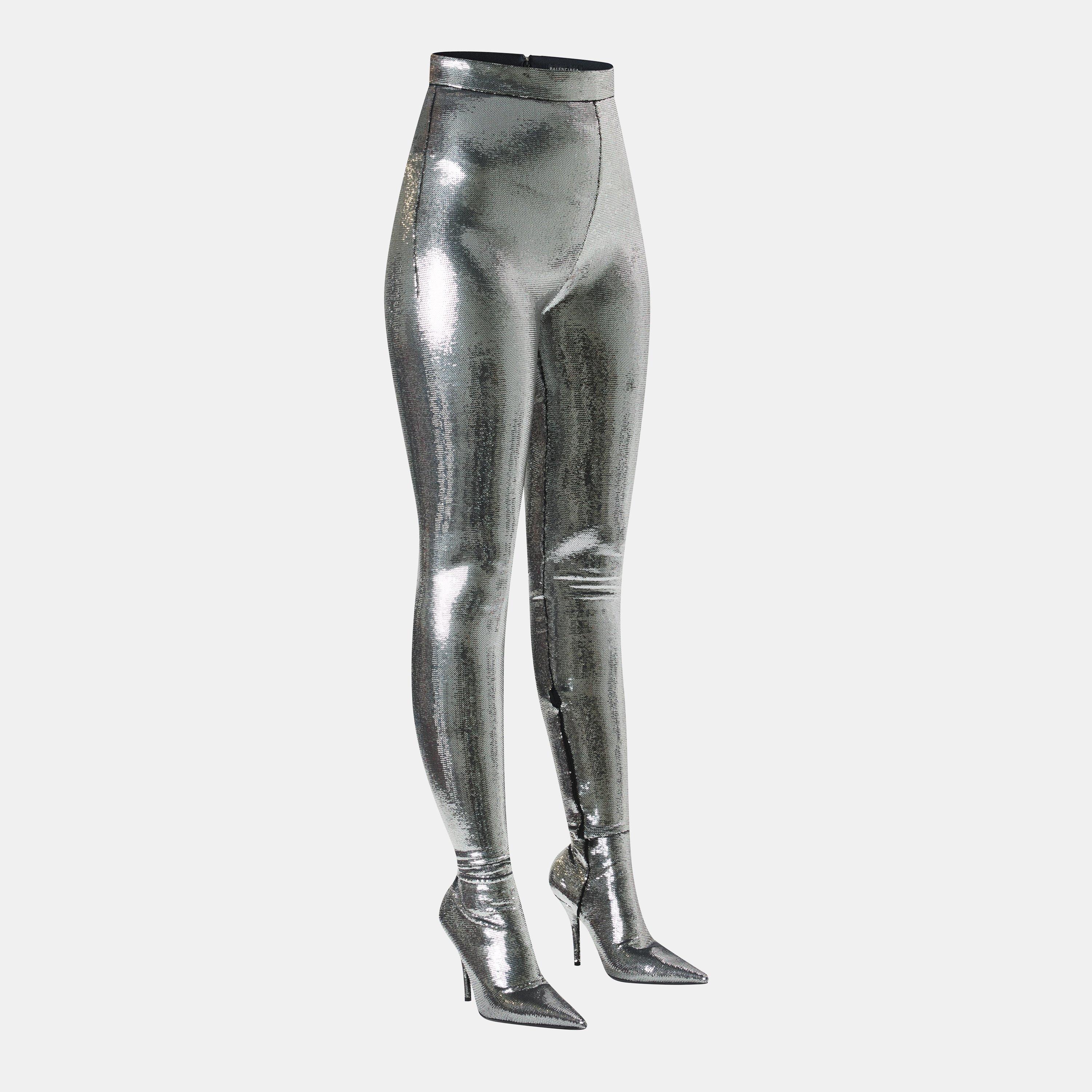 Crystal - Balenciaga - Women's Over the Knee Boots - 3