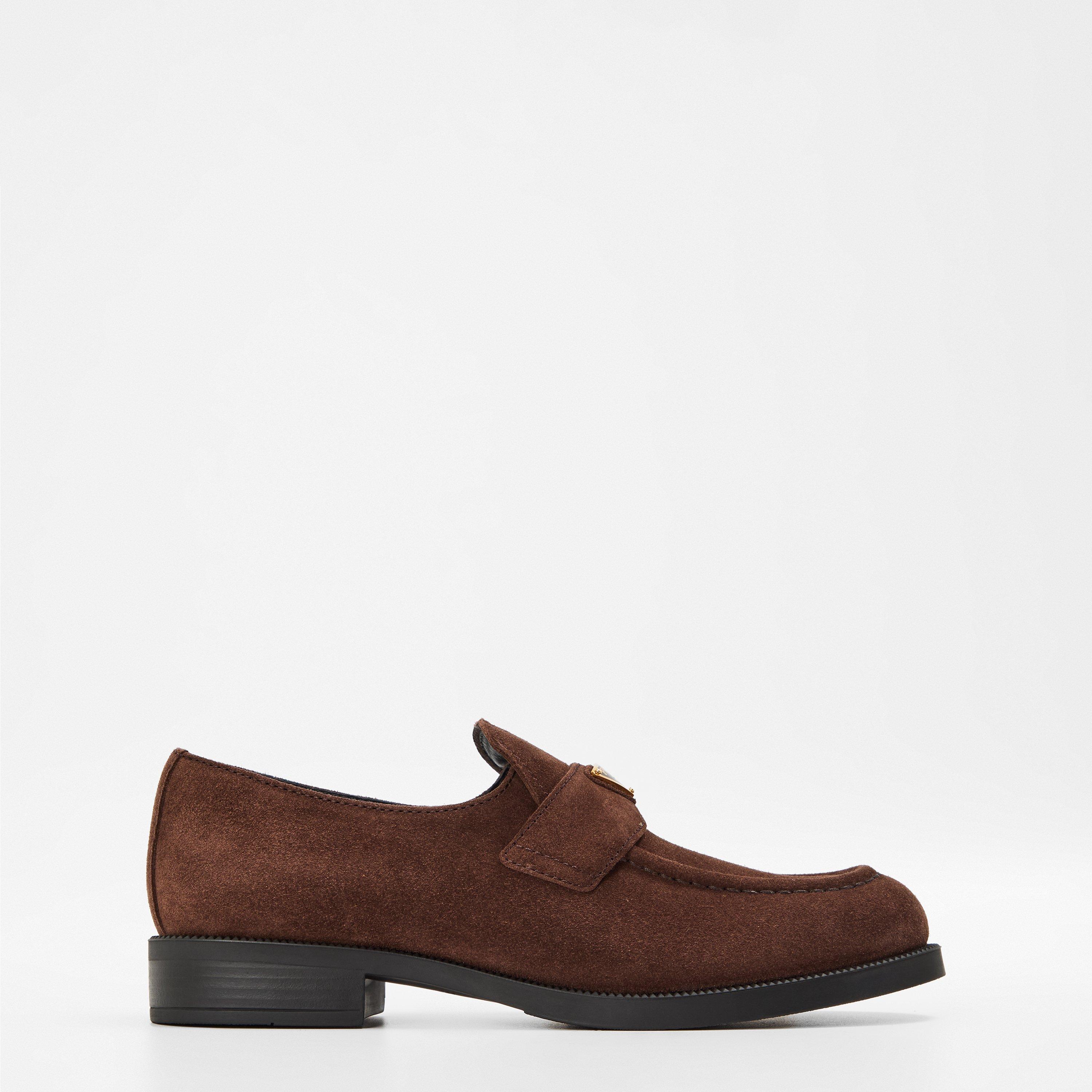 Prada Women's Loafers - Moro - Size 7 (40)