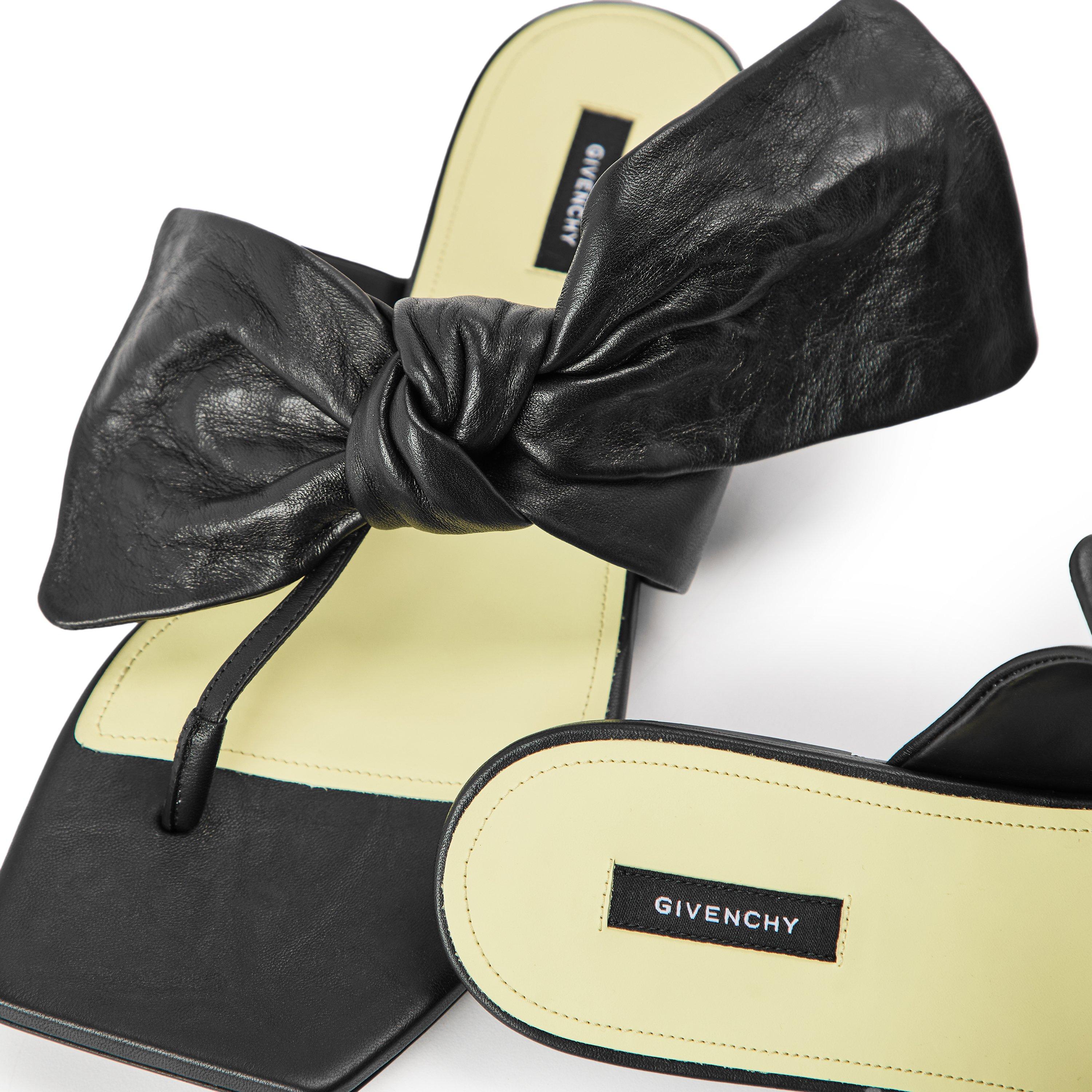 Black - GIVENCHY - Women's Flat Sandals - 3