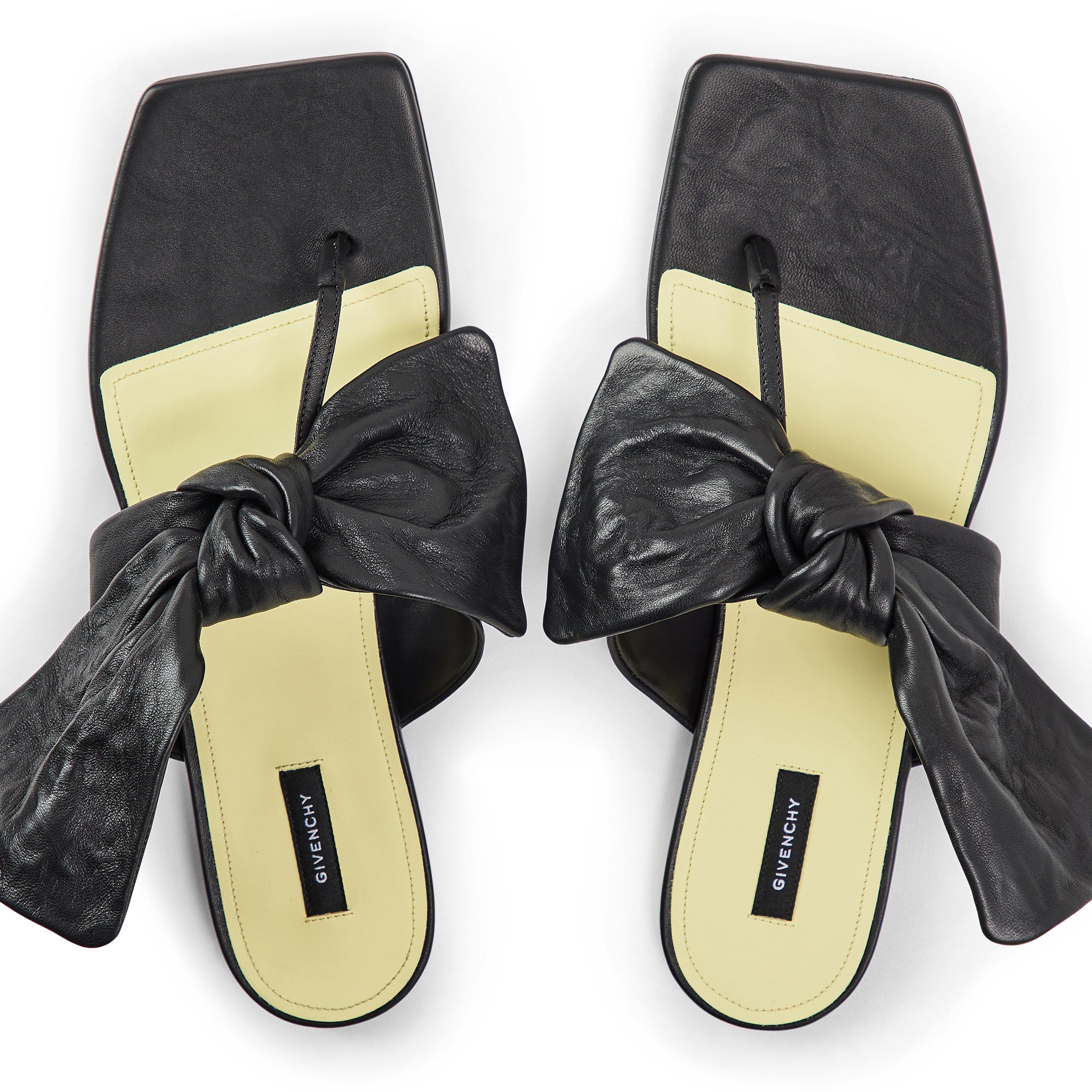 Black - GIVENCHY - Women's Flat Sandals - 4