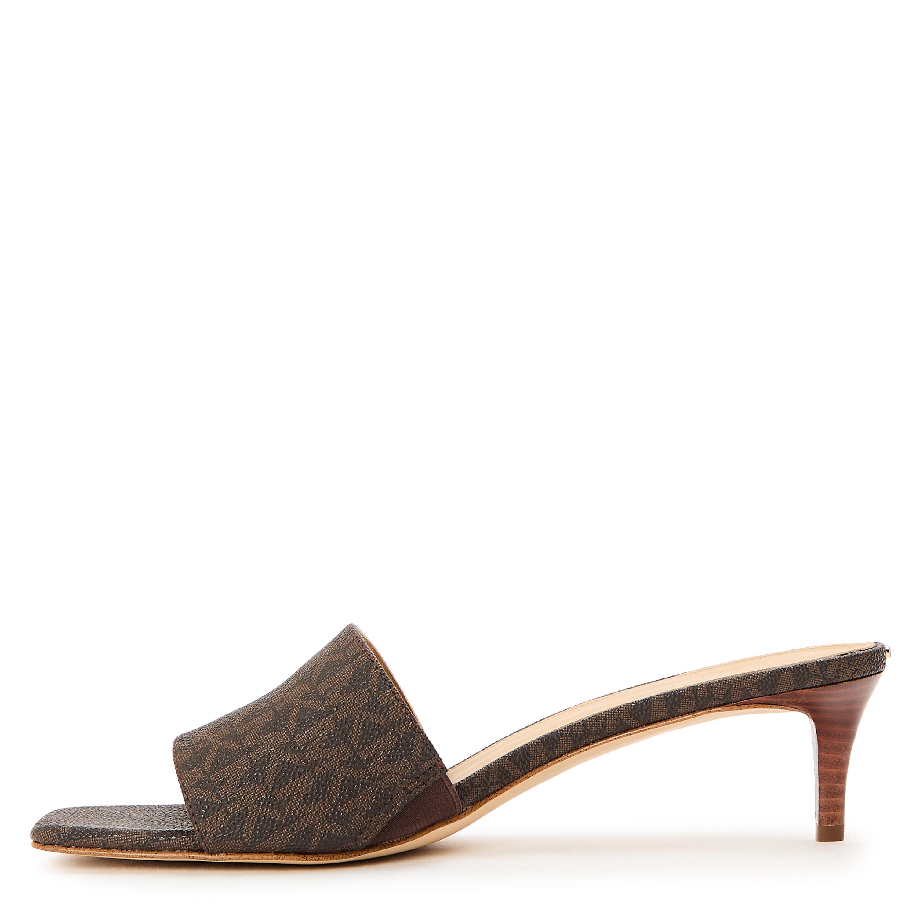 Brown - MICHAEL Michael Kors - MMK Elyse Heel Mule Ld61 - 2