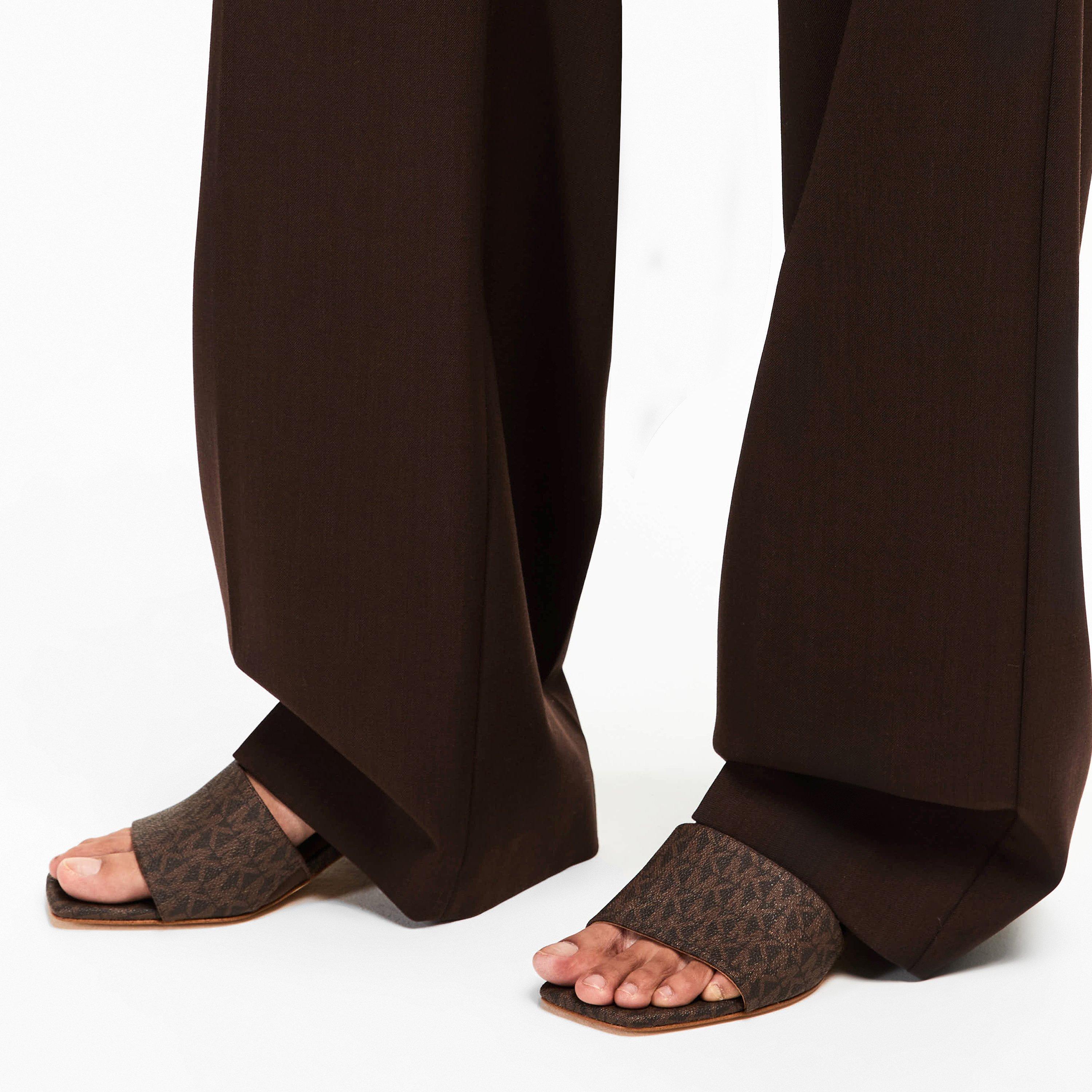 Brown - MICHAEL Michael Kors - MMK Elyse Heel Mule Ld61 - 3