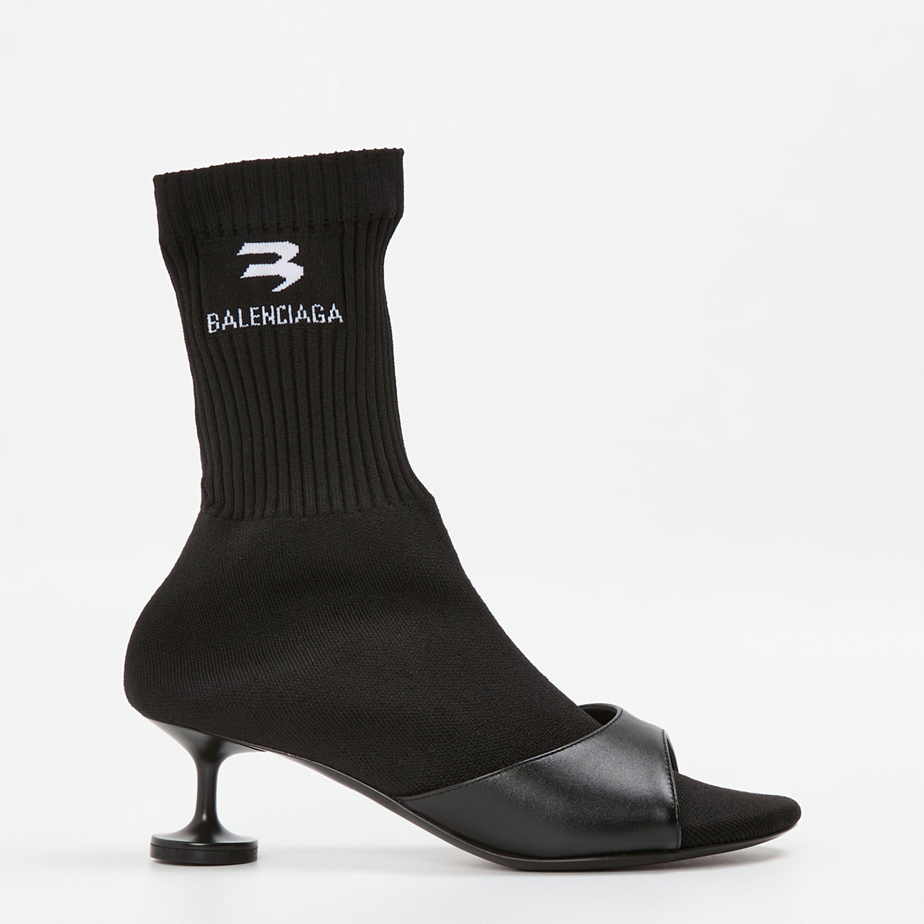 Black/ Black - Balenciaga - Women's Sock Boots - 1