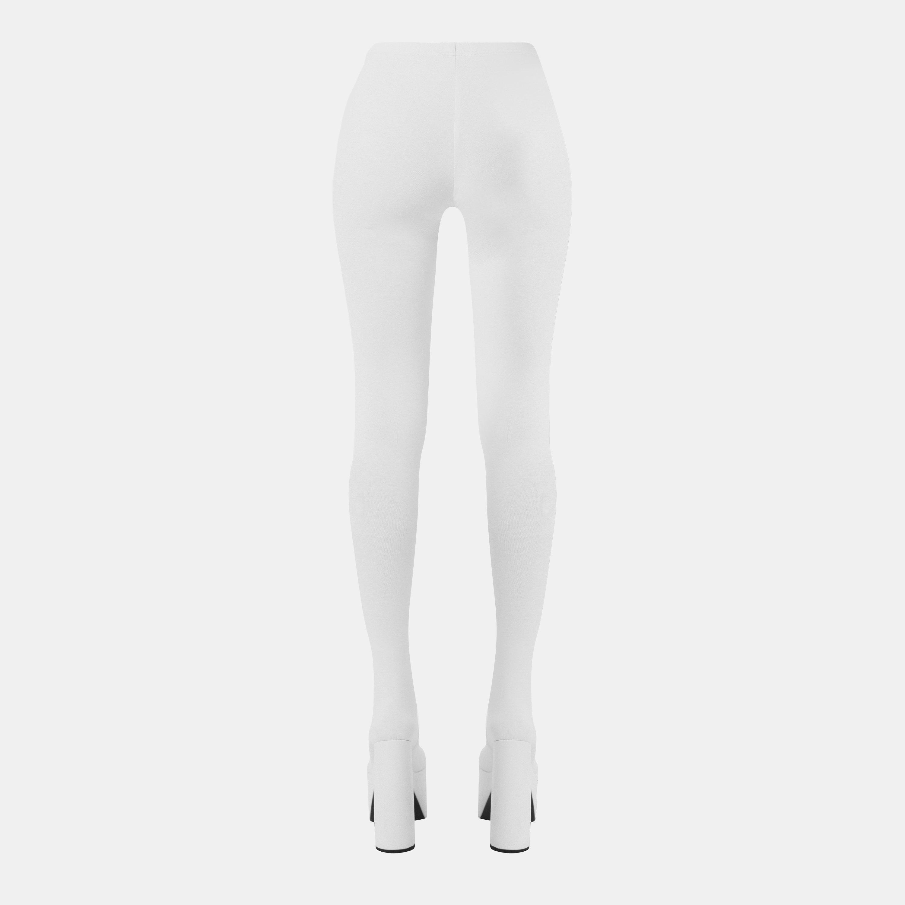 Dirty White - Balenciaga - Women's Over the Knee Boots, Style Boots - 2