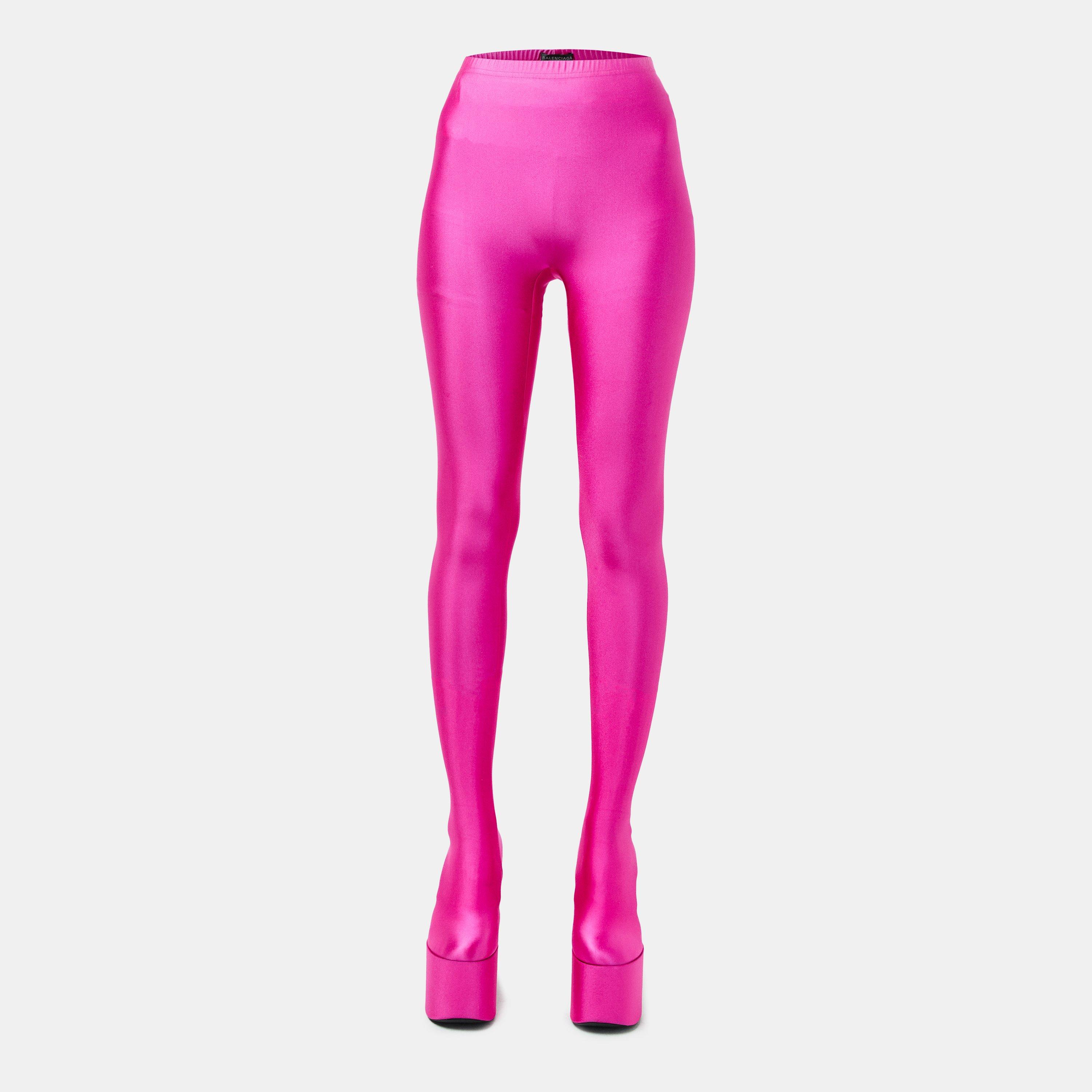 Lipstick Pink - Balenciaga - Women's Over the Knee Boots - 1