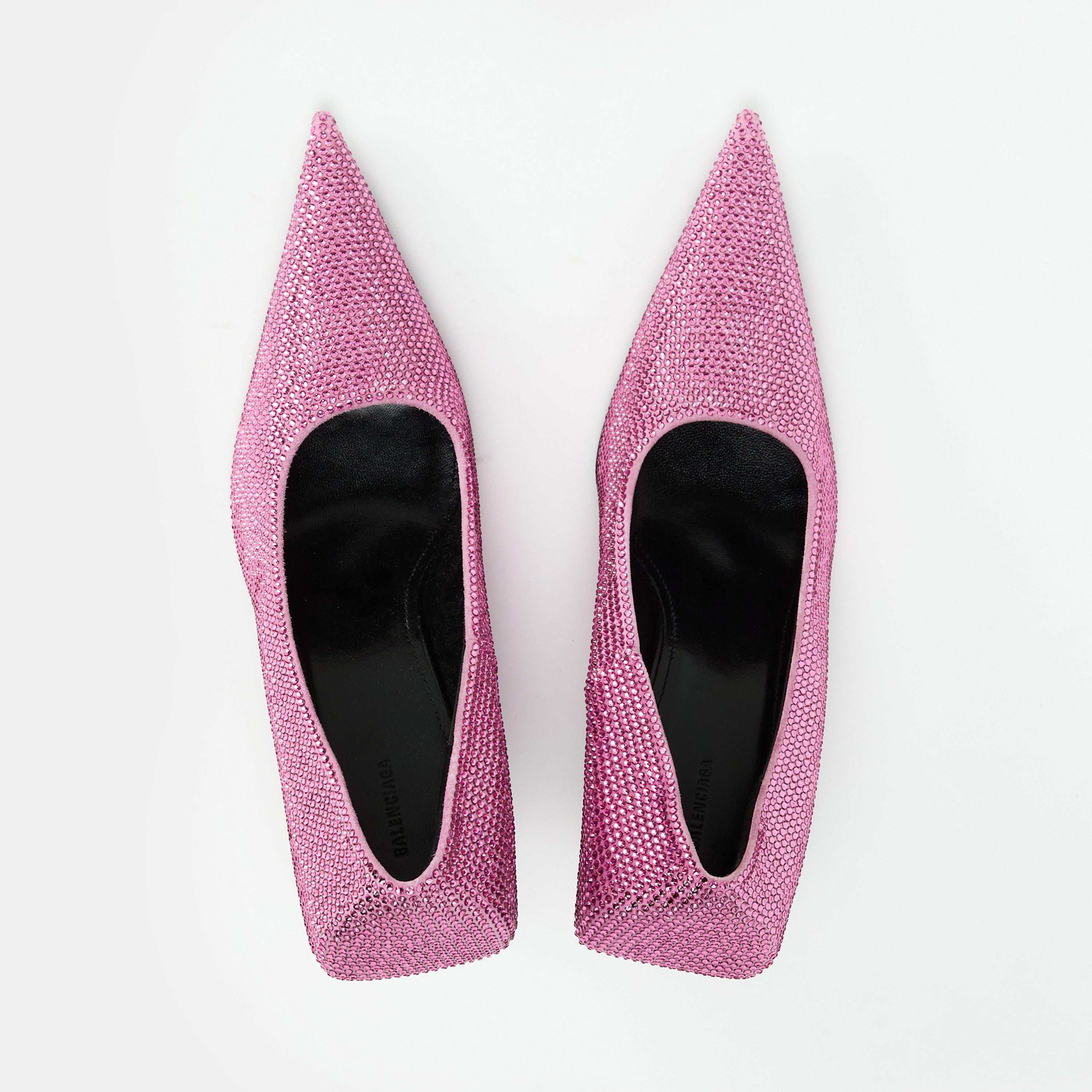 Pink Taffy - Balenciaga - Women's Ballet Pumps - 4