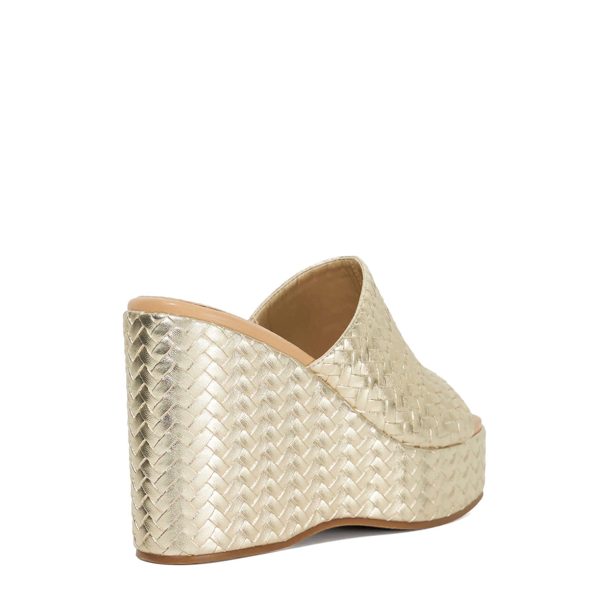 Oro - Dune London - Women's Marpple Wedge Heeled Sandals - 3