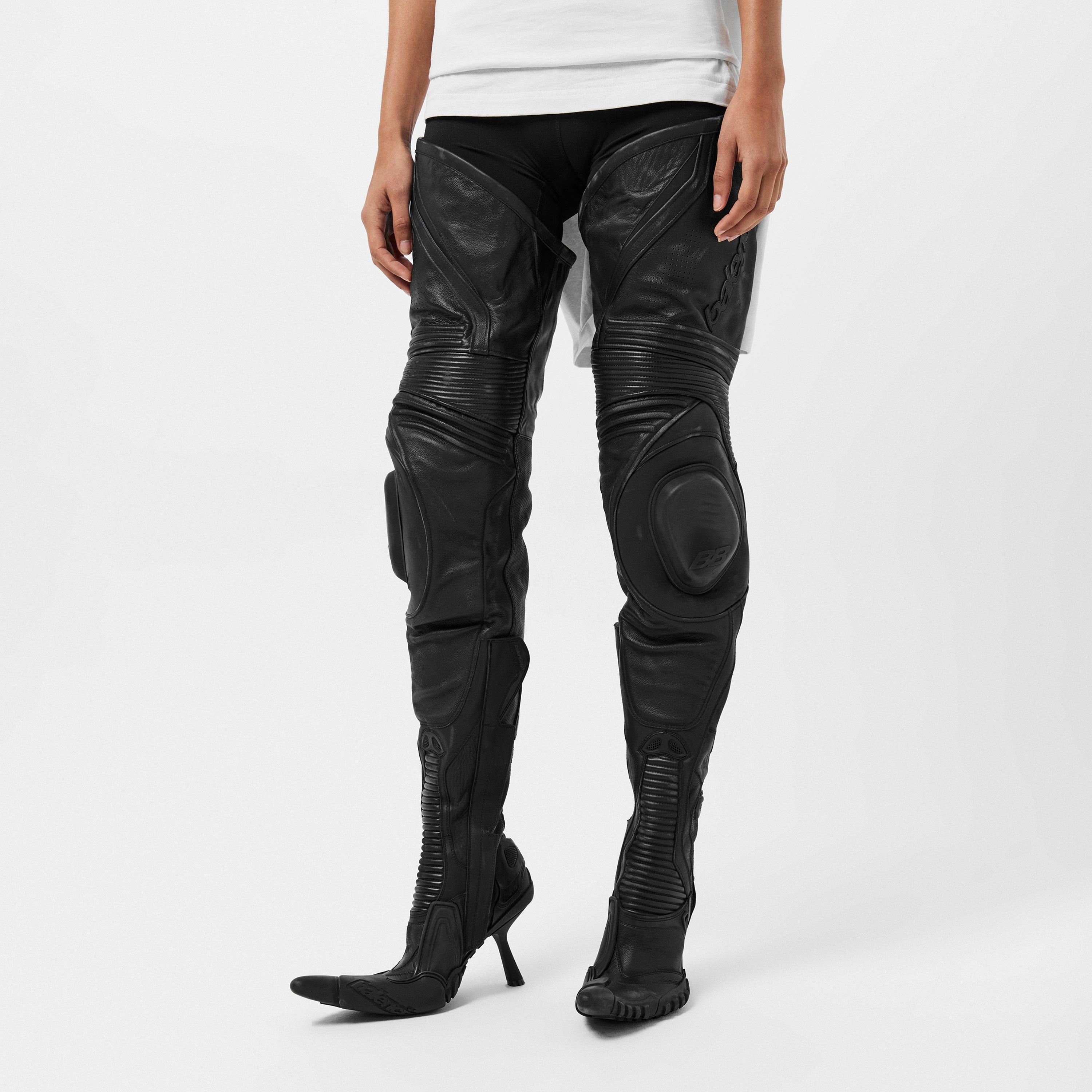 Black - Balenciaga - Biker Over-The-Knee Boots - 3